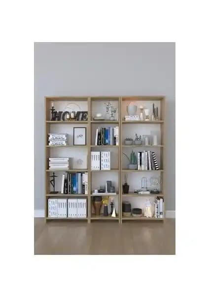 KZY Regor Endülüs Meşe Geniş Kitaplık ve Nur Mobilya Alisa Modern Kitaplık Karşılaştırması