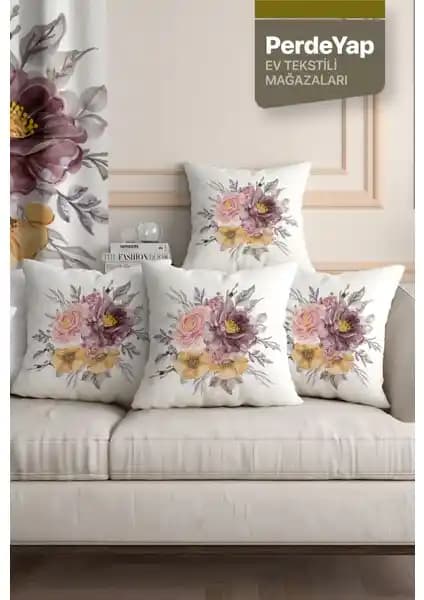 PerdeYap Krem Zemin Güller ve Lacivert Kiremit Desenli Kırlent Kılıfı Karşılaştırması