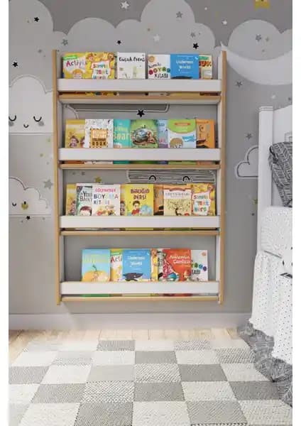 Zeo Wood Design Montessori Çocuk Kitaplığı Karşılaştırması: 80 cm ve 60 cm Modelleri