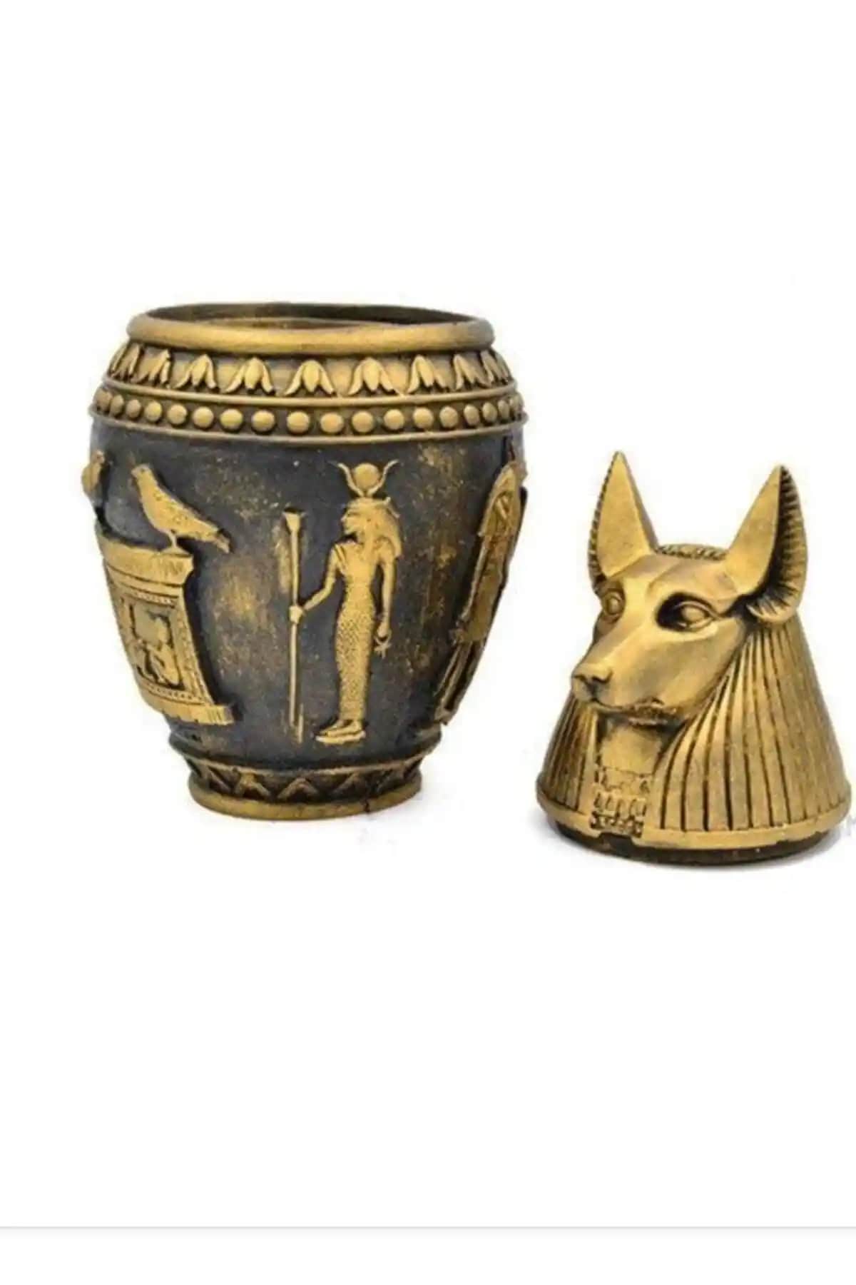 Antik Mısır Anubis Kapaklı Kutu Biblo: Estetik ve İşlevsellik