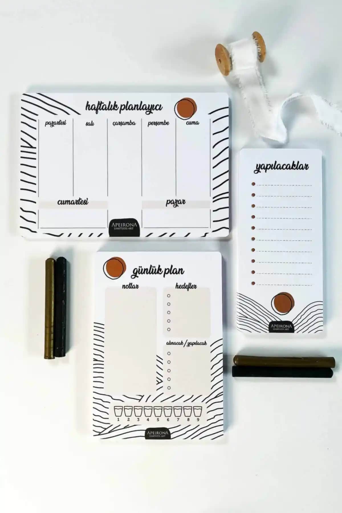 Apeirona Planlayıcı Setleri Karşılaştırması: Güneşin Çizgileri Serisi ve Diğer Modeller