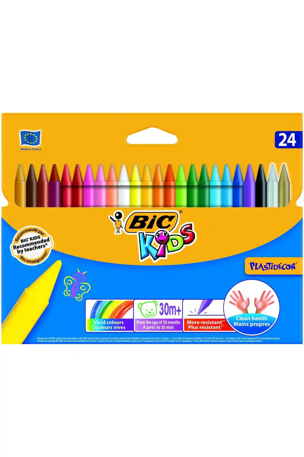 Bic Plastidecor ve Carioca Jumbo Pastel Boya Kalemleri Karşılaştırması