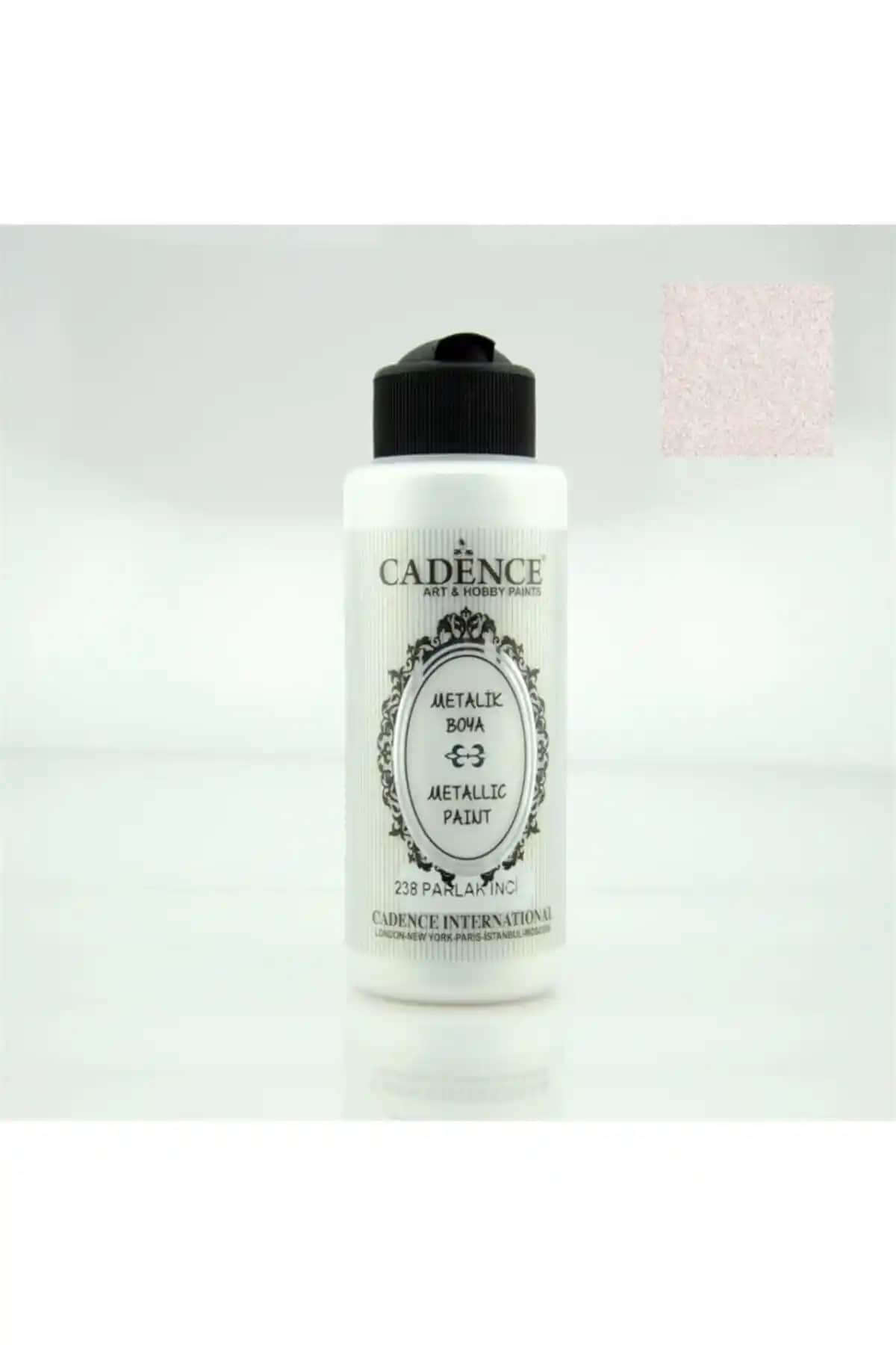Cadence Metalik Sedefli Boya 120ml İnci ve 235 Parlak Gümüş Karşılaştırması