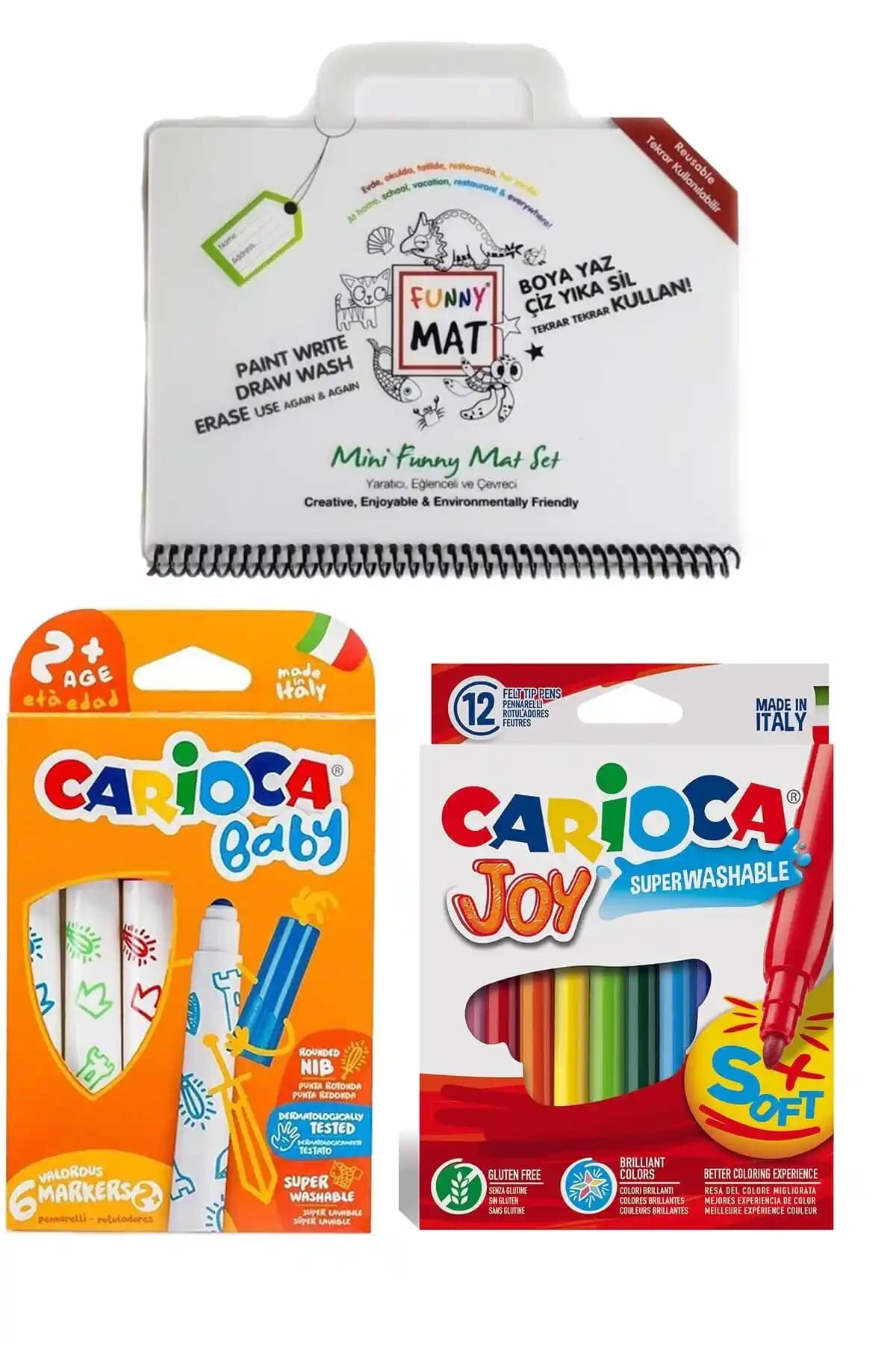 Carioca Akademi Çocuk Funny Mat ve Boyama Seti: Yaratıcılığı Destekleyen Eğlenceli Aktivite