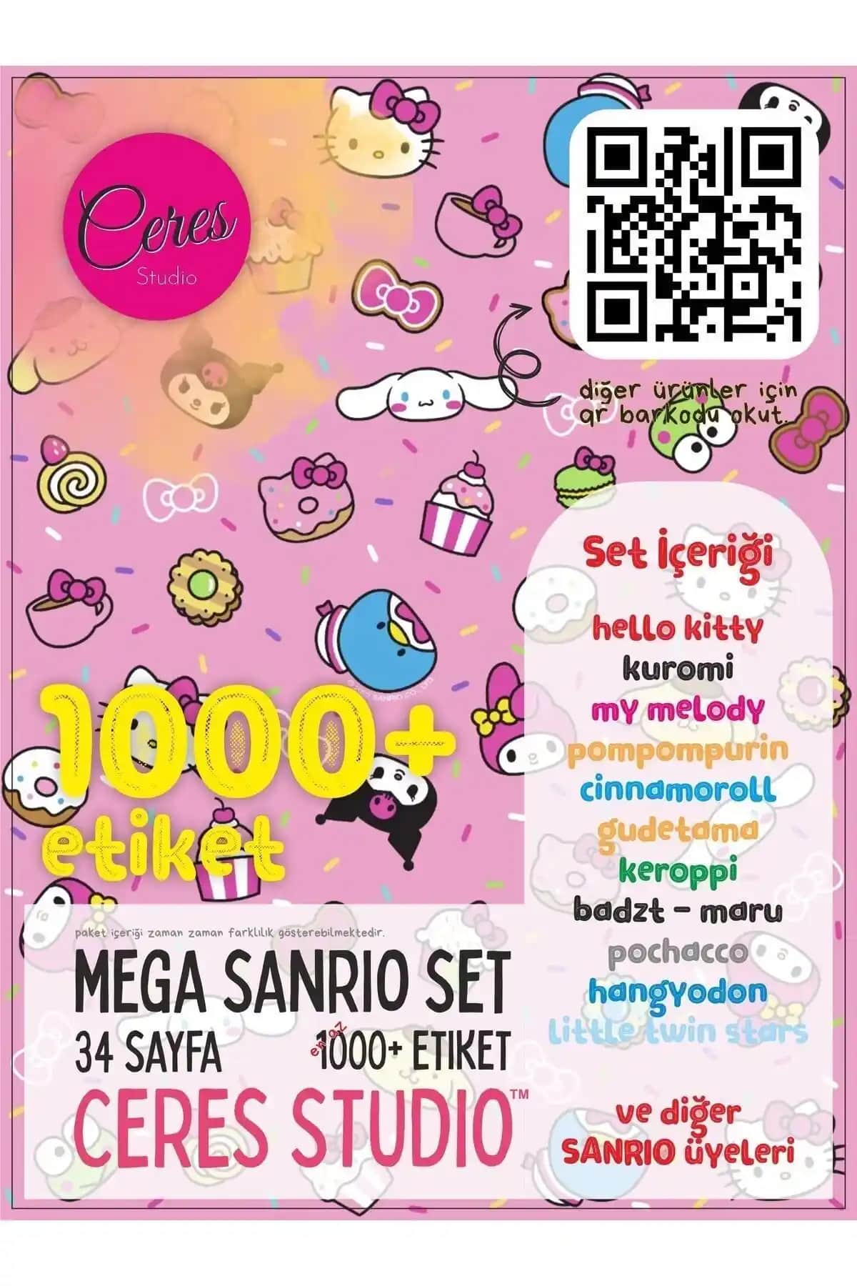 Ceres Studio Sanrio Sticker Setleri Karşılaştırması ve En İyi Seçenekler