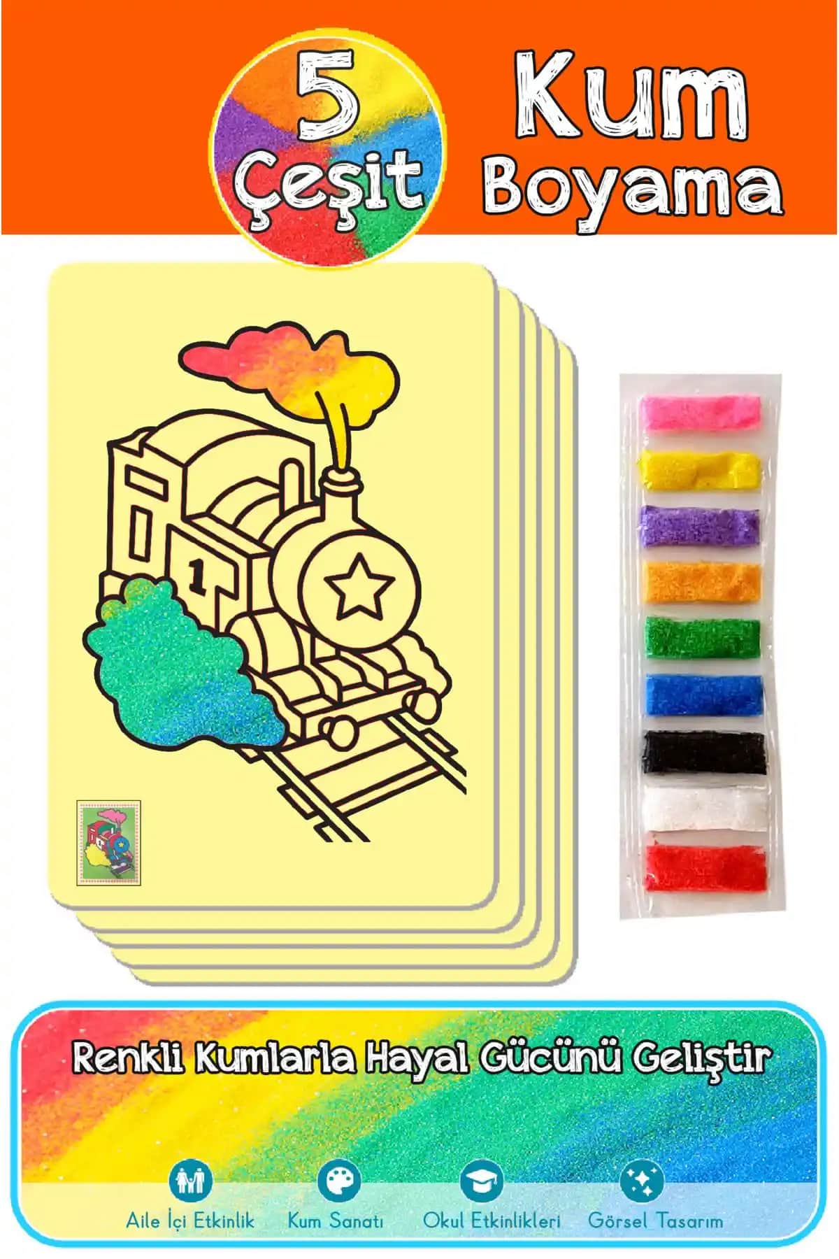 Çocuklar İçin Kum Boyama Setleri Karşılaştırması: Hangisi Daha Uygun