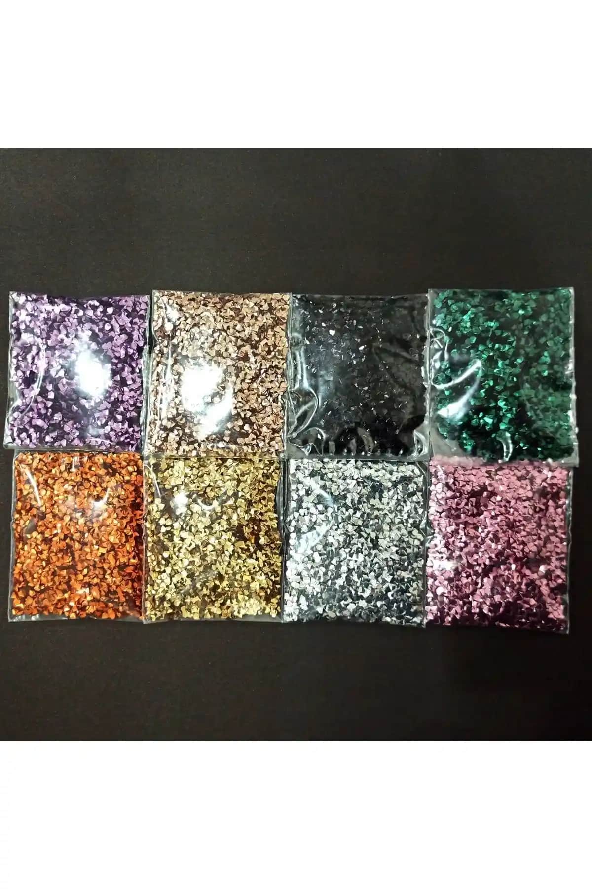 Epoksi Sanatları İçin Glitter ve Metalik Toz Pigment Karşılaştırması