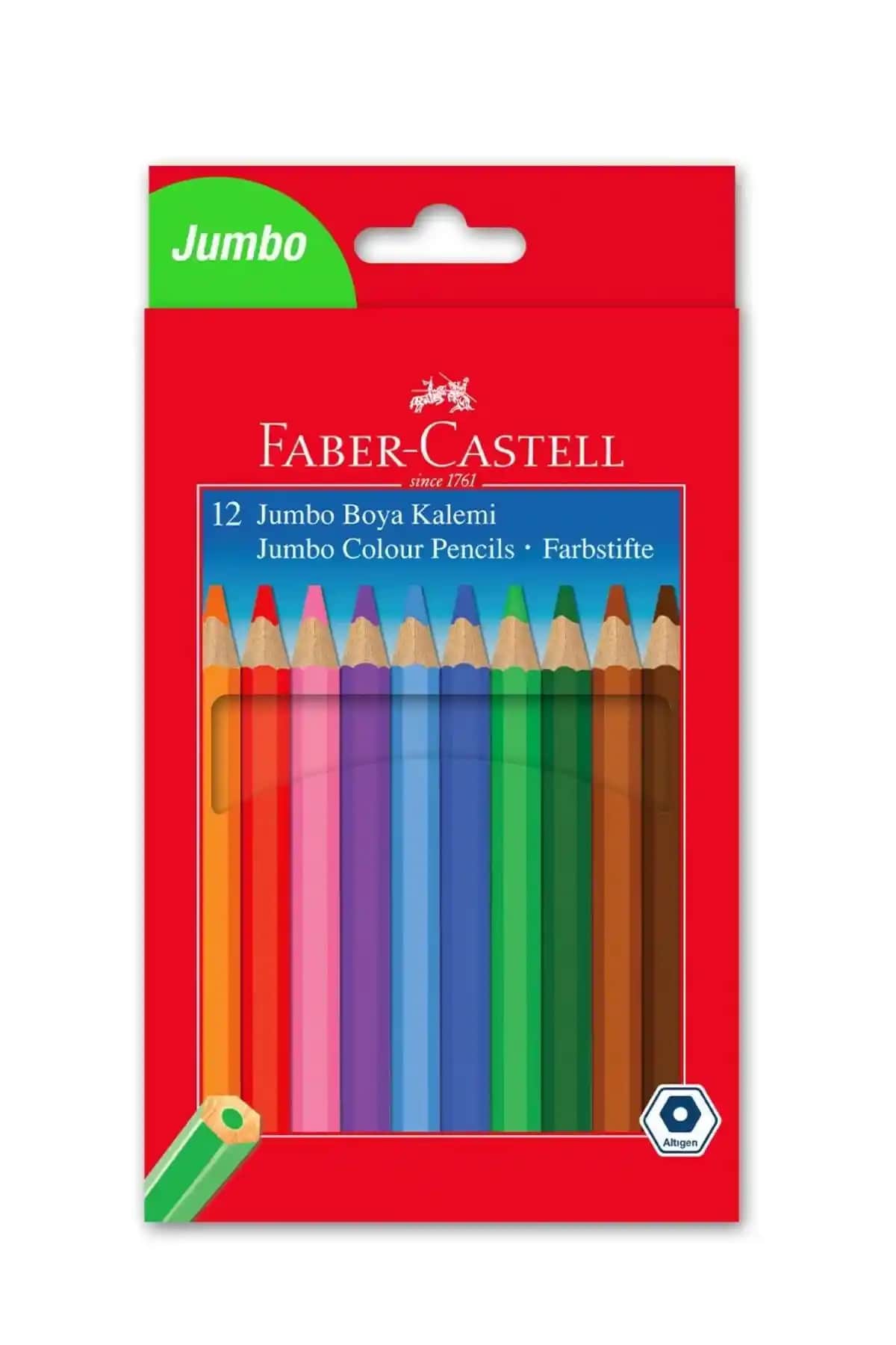 Faber Castell Jumbo Boya Kalemi ve Fatih Triboo Jumbo Natural Kuru Boya Karşılaştırması