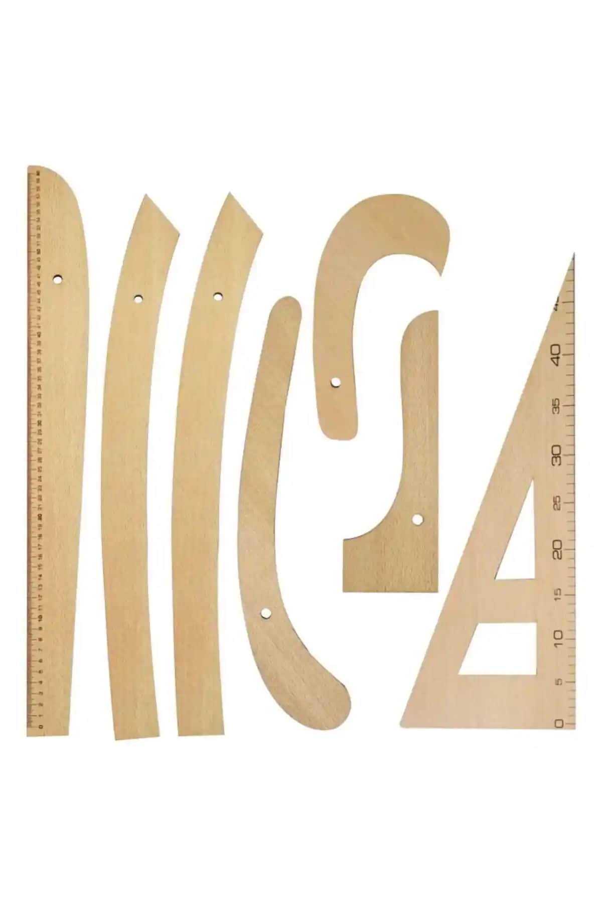 FDM 7 Parça Set ile SEVDİK Terzi Ahşap Cetvel Riga Gönye Takımı Karşılaştırması