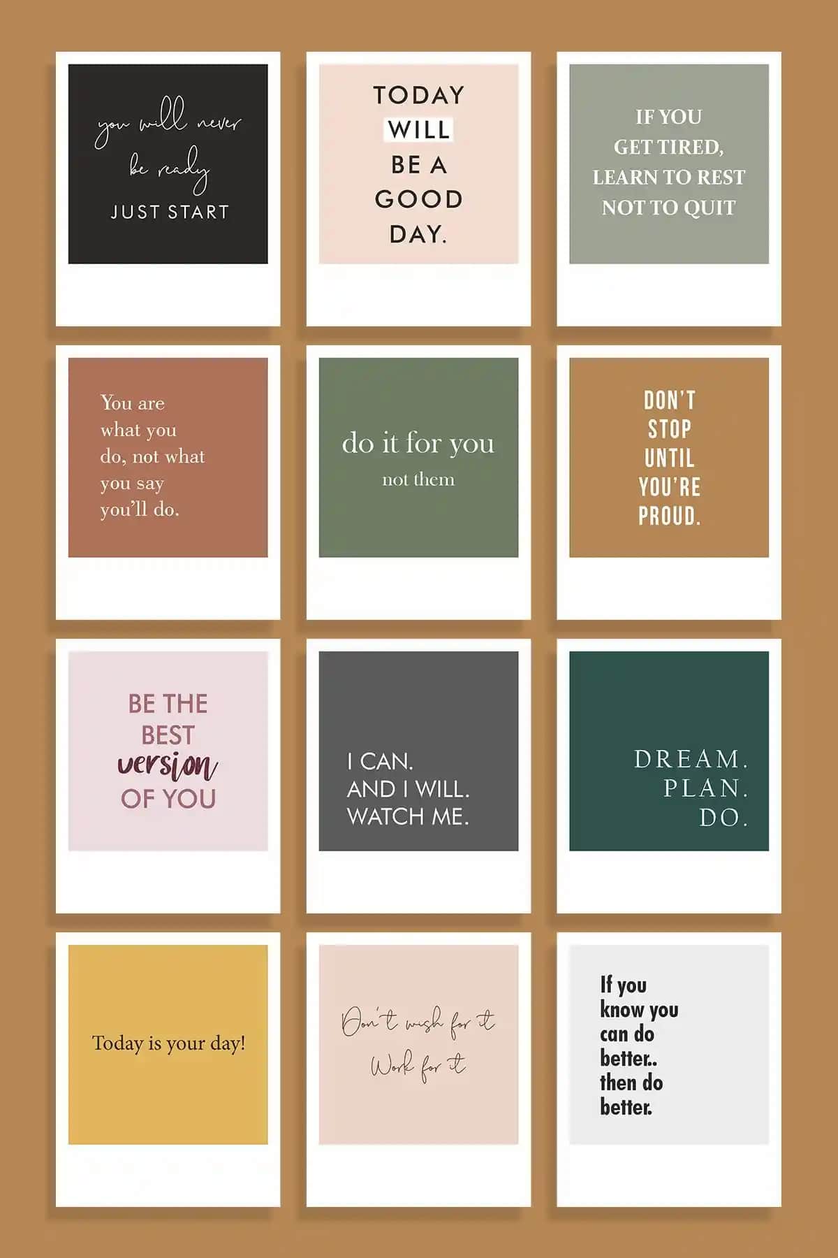 Motivasyon Kartları Karşılaştırması: Pastel Renkler ve Çocuklar İçin Motivasyon Setleri