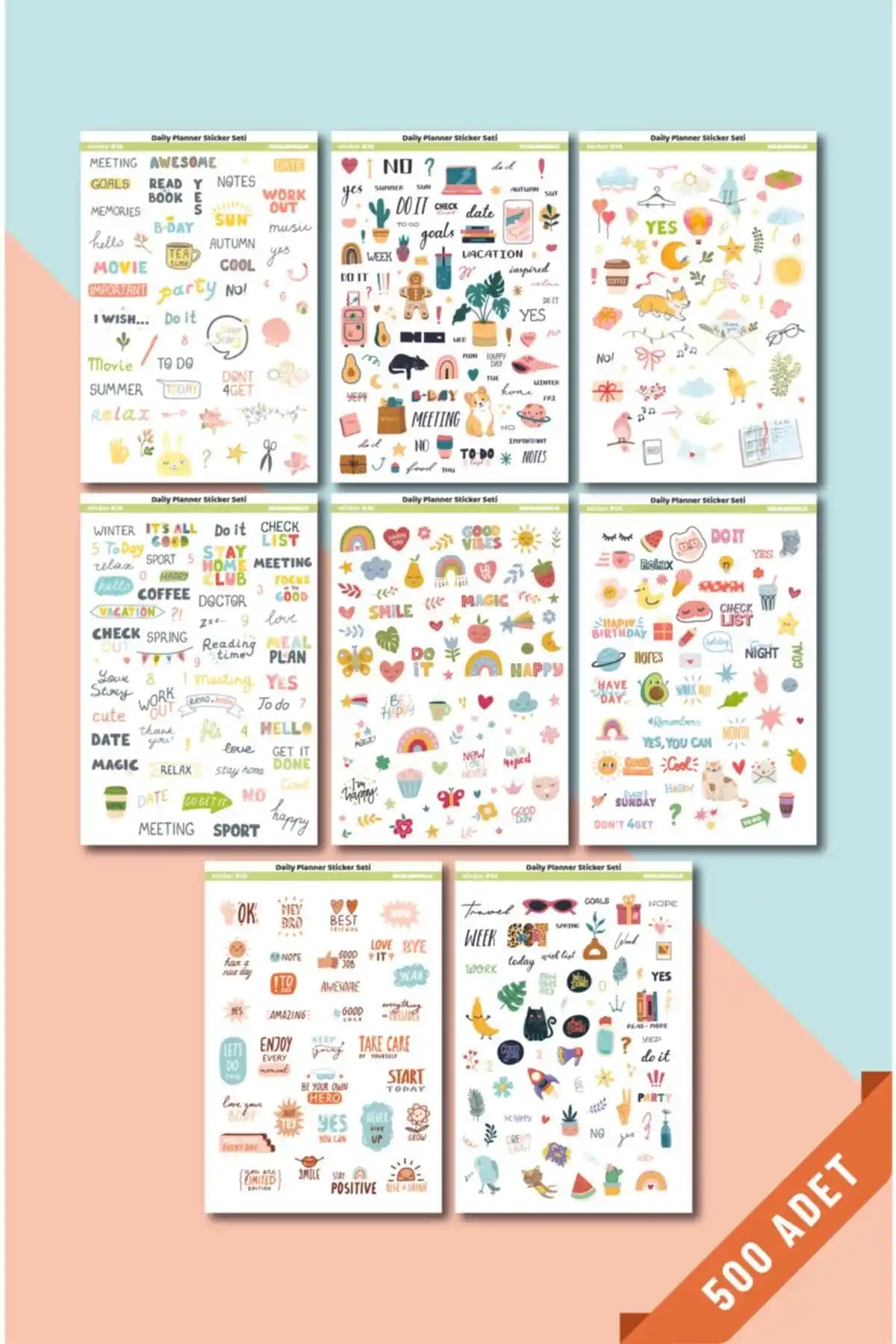 MuslimWalk Sticker Setleri Karşılaştırması: Günlük ve Miniland Planlayıcılar Hakkında Detaylı Bilgi