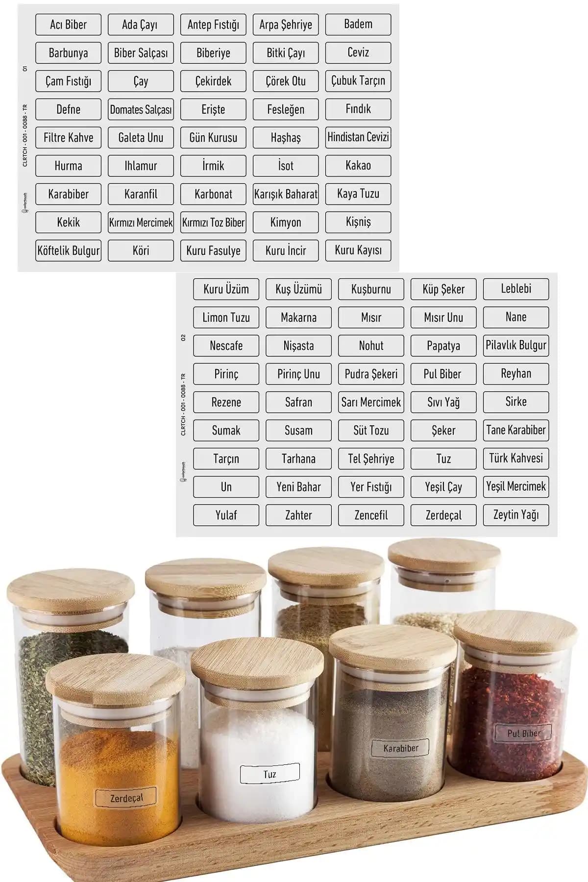 Mutfak Düzenlemesi İçin En İyi Şeffaf Etiketler Karşılaştırması