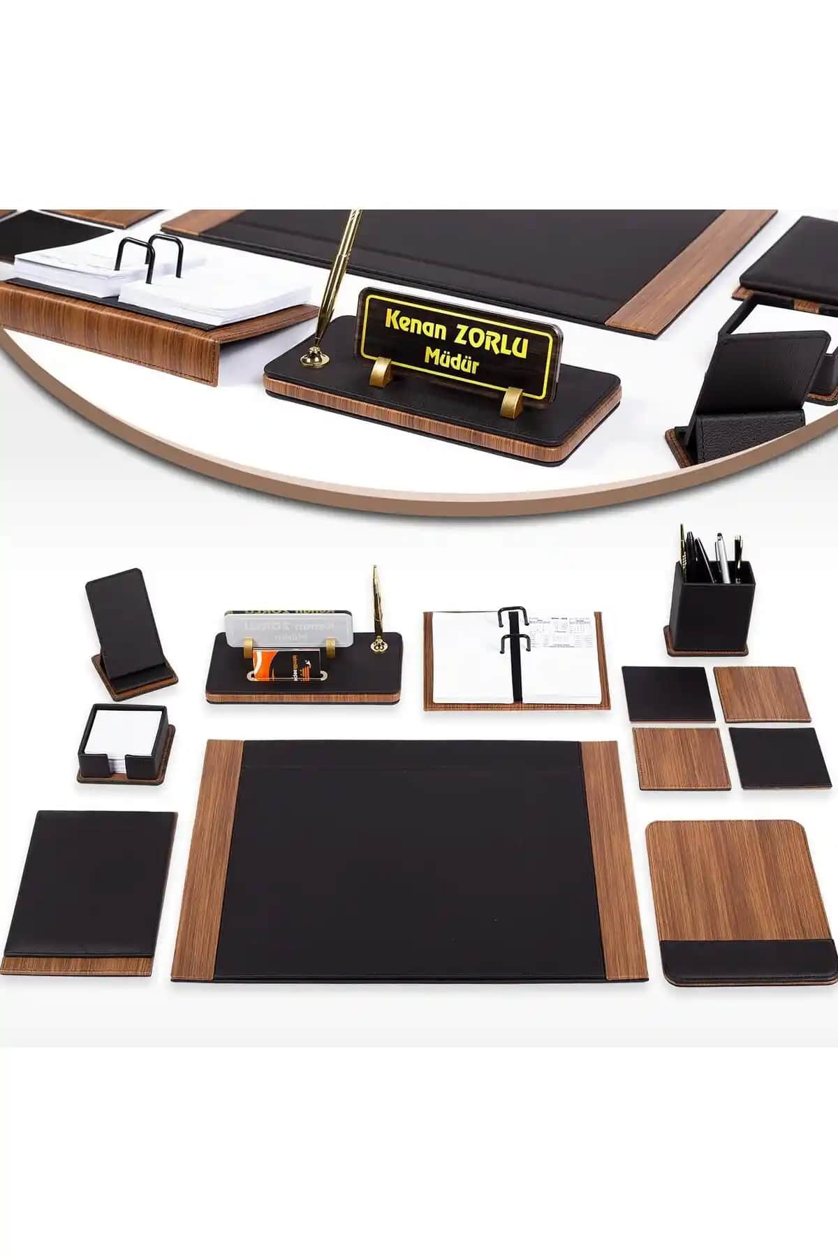 Ofis Dekorasyonu ve Sunumlar İçin Şık Masa İsimliği Karşılaştırması