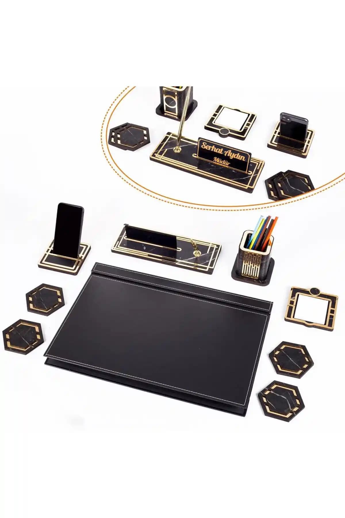 Ofistike Roxy ve Prozenis Osmanbey Siyah Deri Sümen Takımı Karşılaştırması