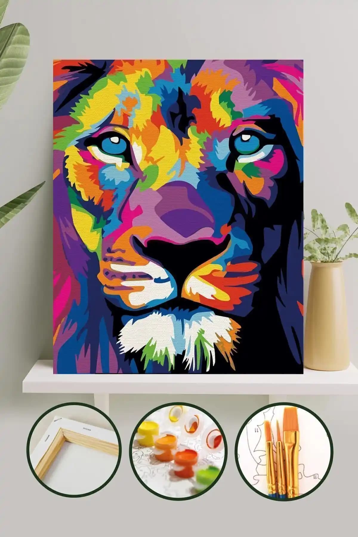 Palmiye Hobi Sanat Kırtasiye'nin Aslan ve Atatürk Temalı Boyama Setleri Karşılaştırması