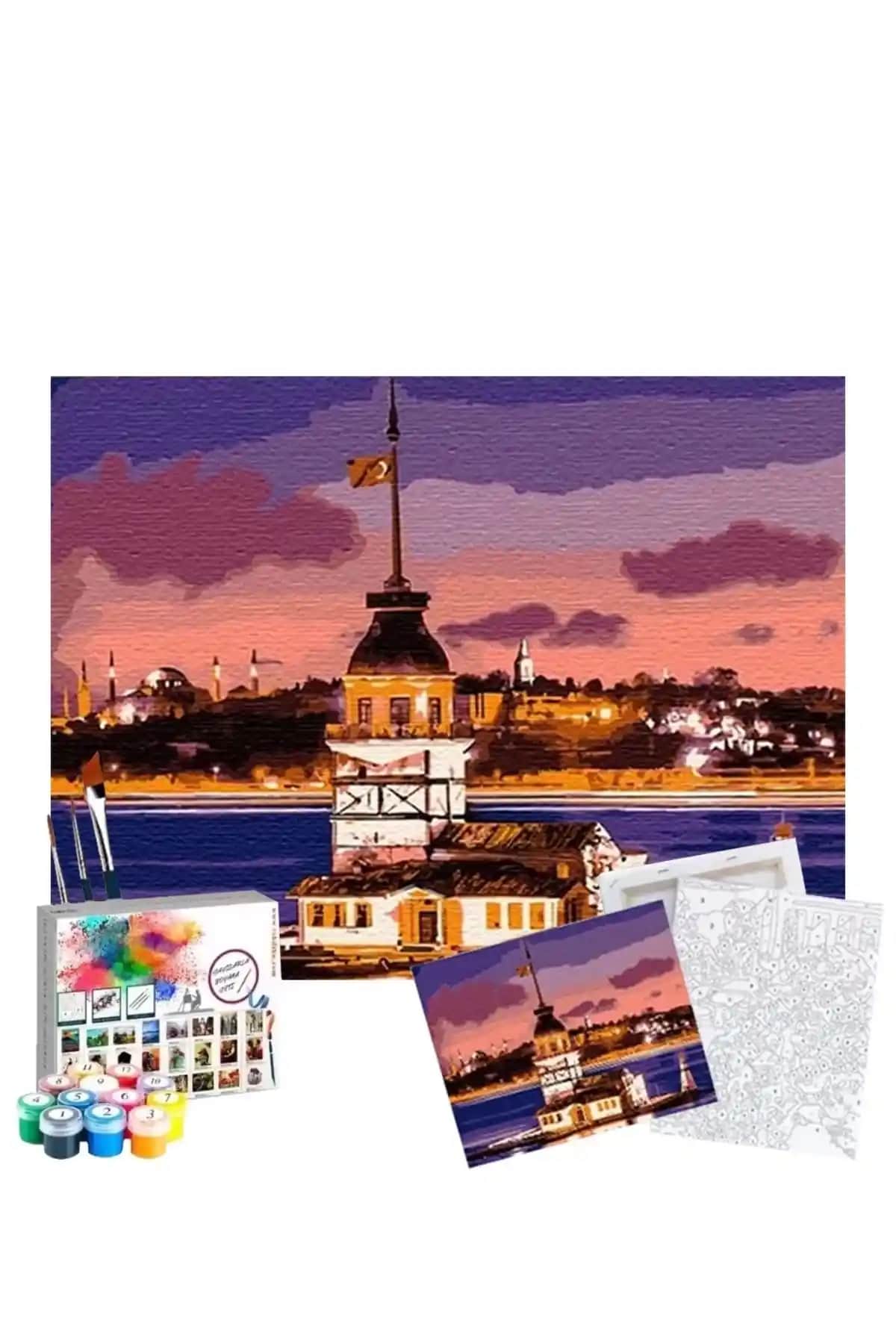 Tabdiko Boyama Setleri Kız Kulesi ve Sahil Kasabası Karşılaştırması
