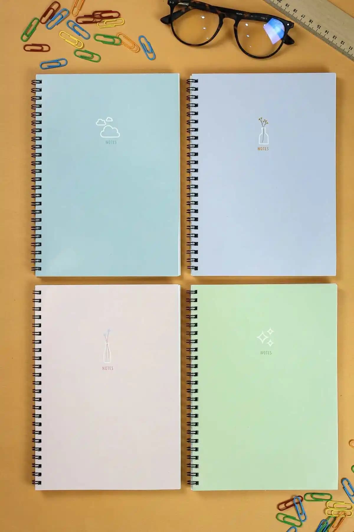 A5 Spiralli Kareli Okul Defteri: Dayanıklı, Şık ve Kullanışlı Öğrenci Not Defteri