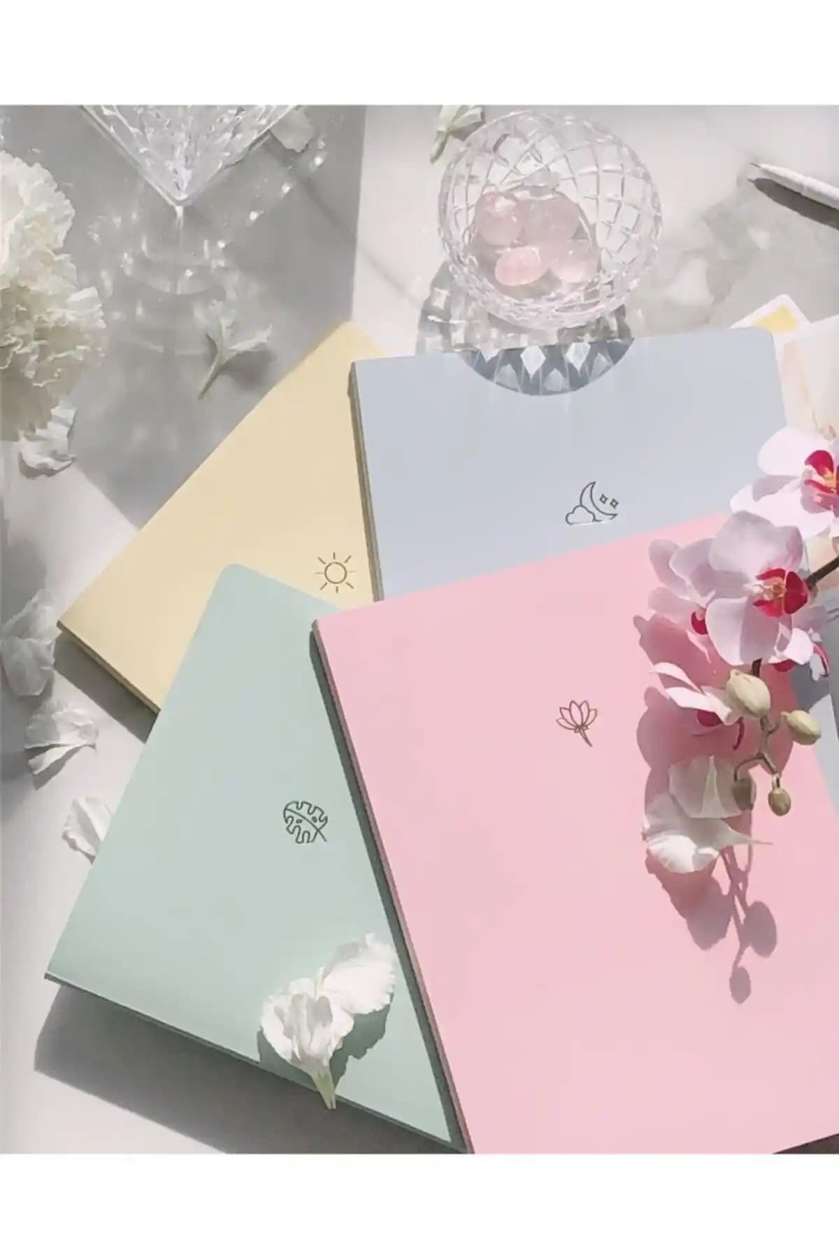 AKILLICA Çizgisiz Defter Seti 4'lü: Yaratıcı ve İşlevsel Not Defteri Koleksiyonu