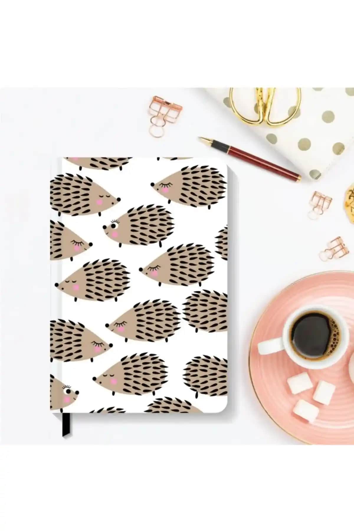 AKILLICA Lastikli Çizgili Sert Kapak Defter: Şık ve Dayanıklı Not Tutma Çözümü