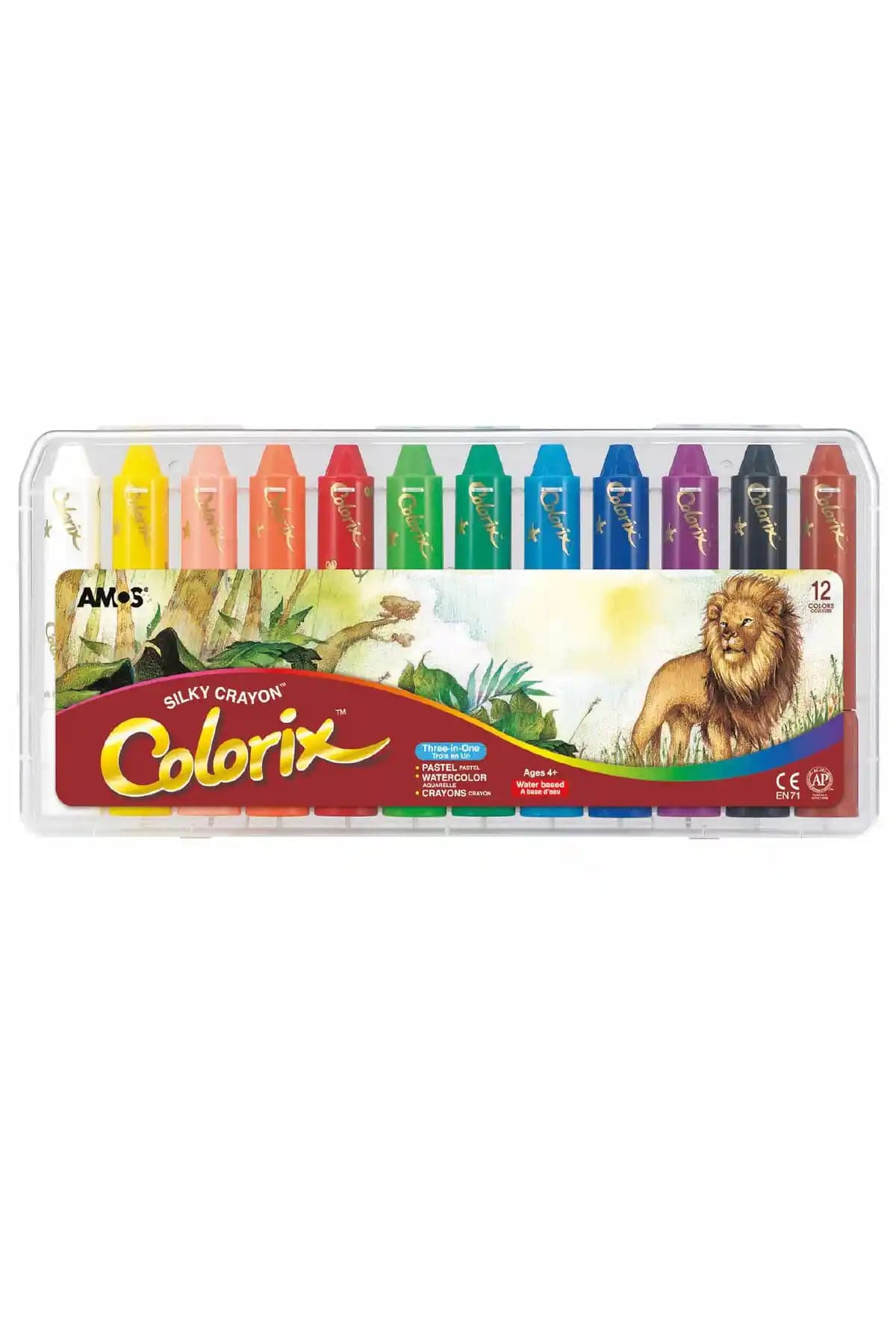 Amos Silky Crayon Colorix Çok Yönlü ve Yüksek Kaliteli Boya Seti