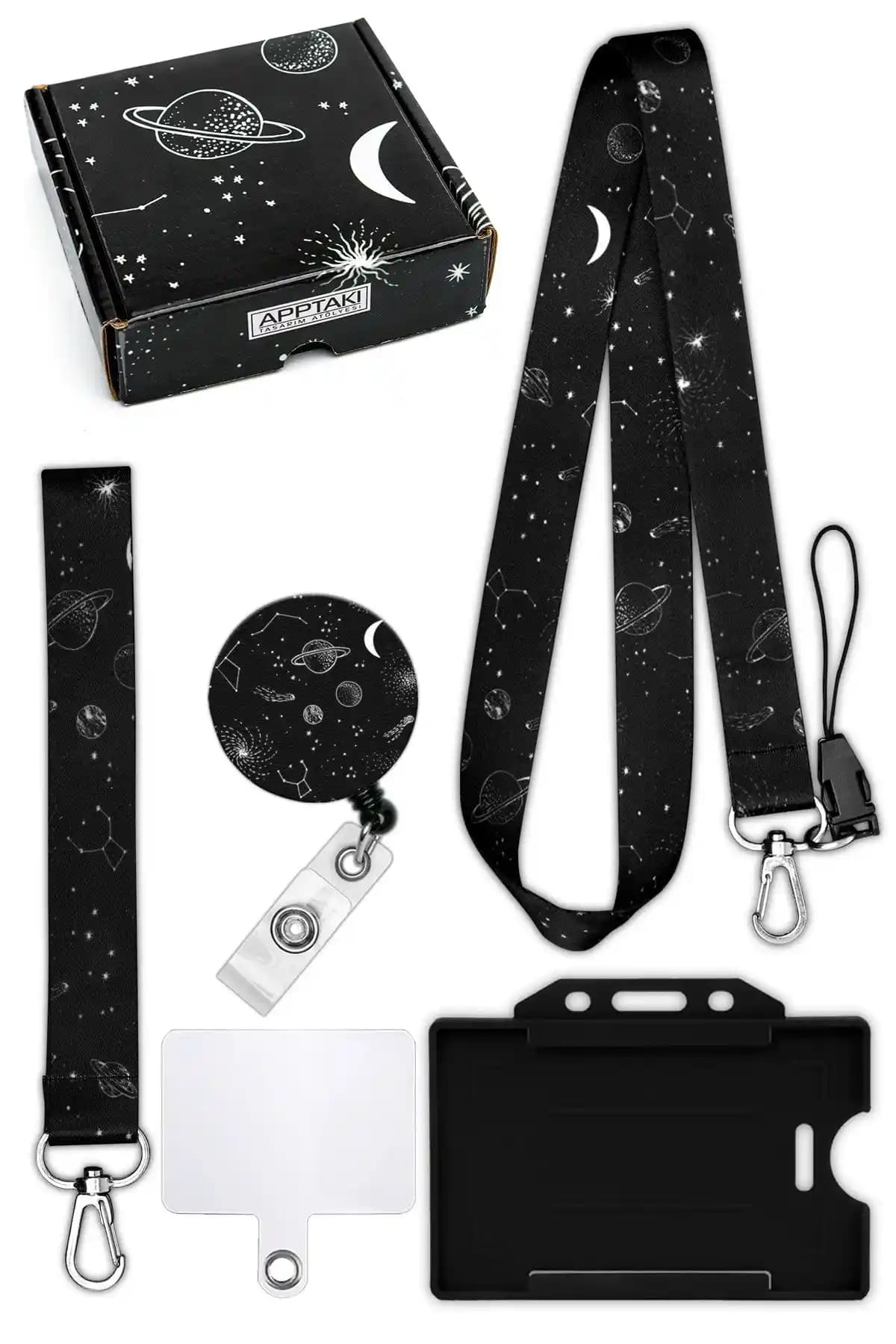 Apptakı Galaksi Takım Yılbaşı Seti Çocuklar ve Gençler İçin Pratik ve Renkli Aksesuarlar