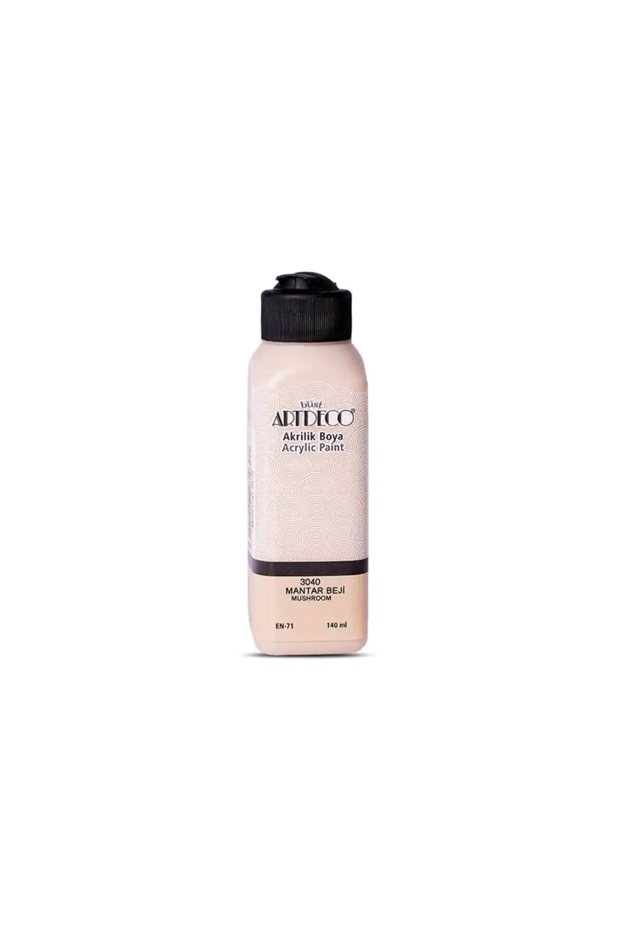 Artdeco 140ml Mantar Beji Akrilik Boya: Canlı Renkler ve Hızlı Kuruma Özelliği ile Çok Yönlü Kullanım