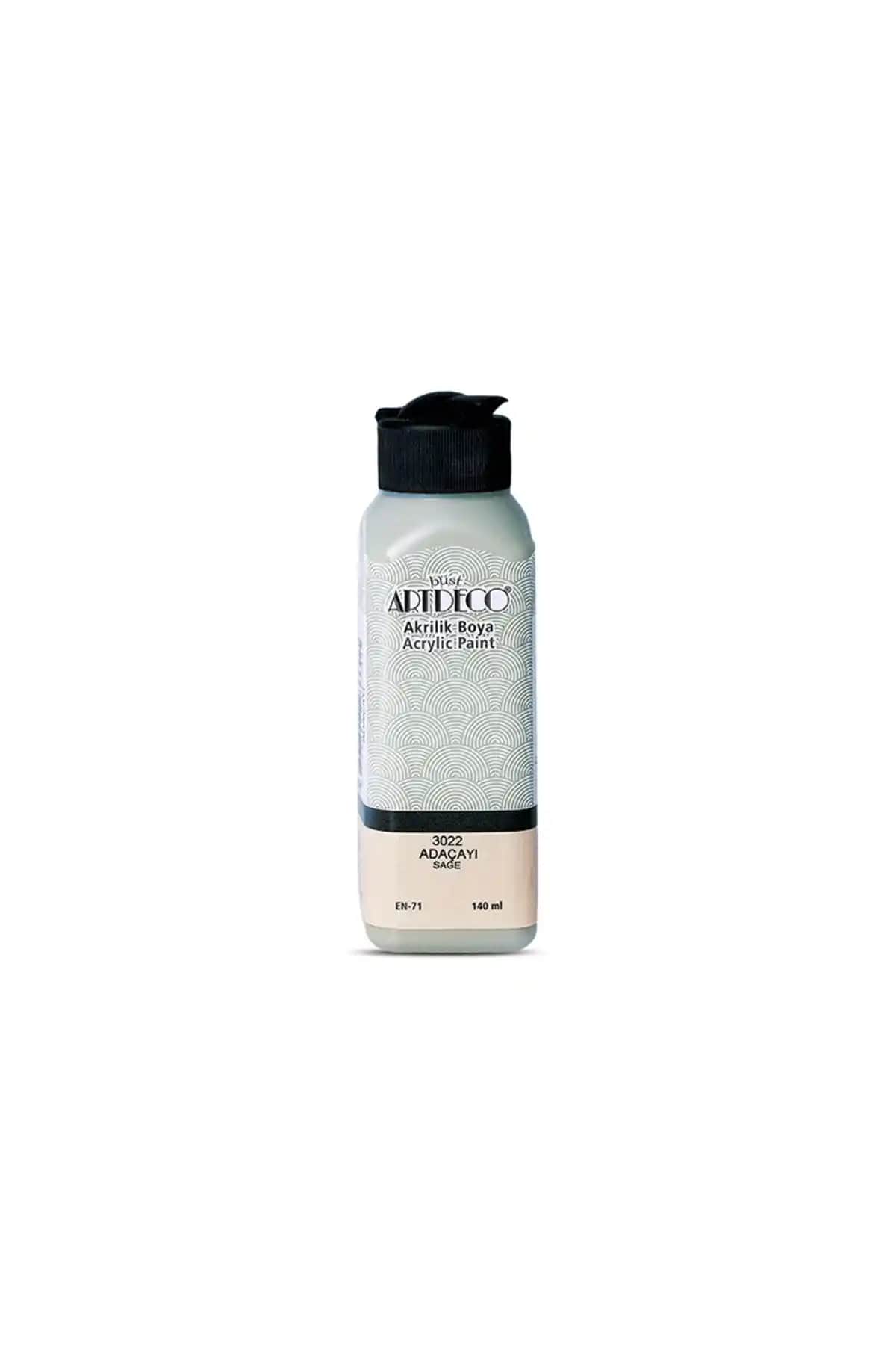 Artdeco Akrilik Boya 140ml Adaçayı Rengi Yüksek Kapatıcılık ve Doğal Tonlar