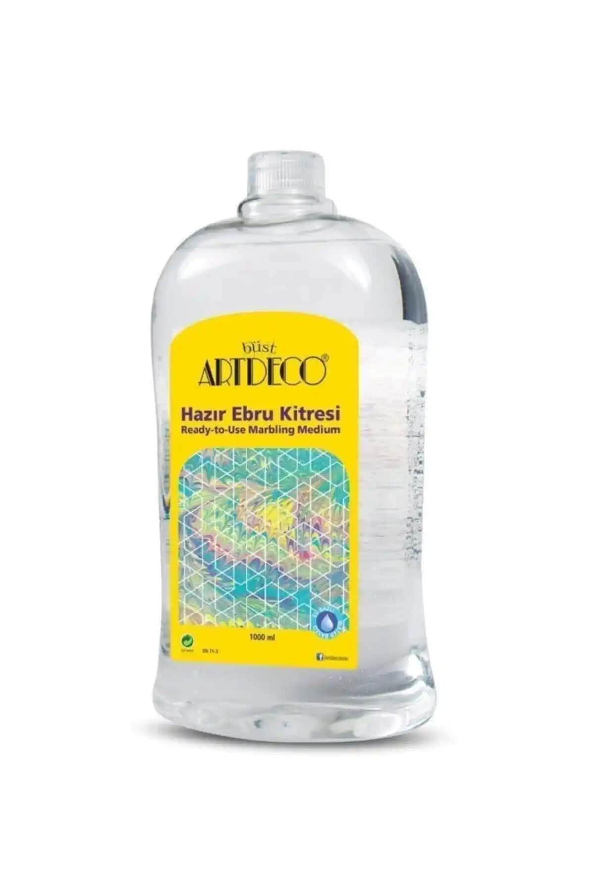 Artdeco Hazır Ebru Kitresi 1 Litre - Kolay Kullanım ve Yüksek Performanslı Sanat Malzemesi