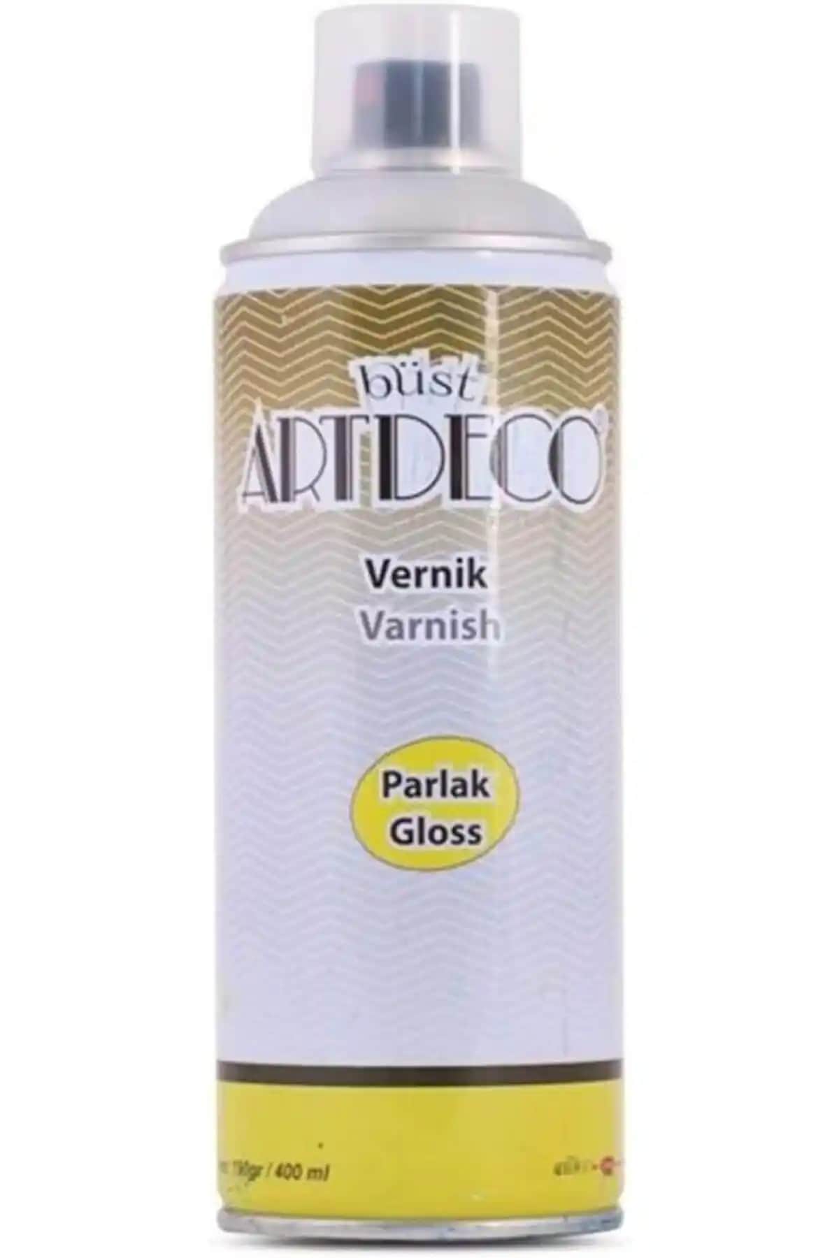 Artdeco Su Bazlı 400ml Sprey Vernik Parlaklık ve Dayanıklılık Sağlayan Yüzey Koruma Ürünü