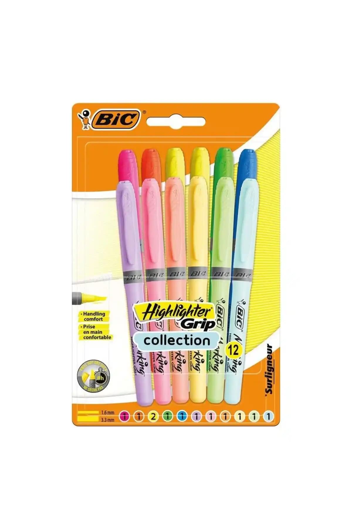 Bic Pastel 6 Pastel Fosforlu Kalemler: Canlı Renkler ve Yüksek Kaliteyle Yaratıcı Çalışmalar