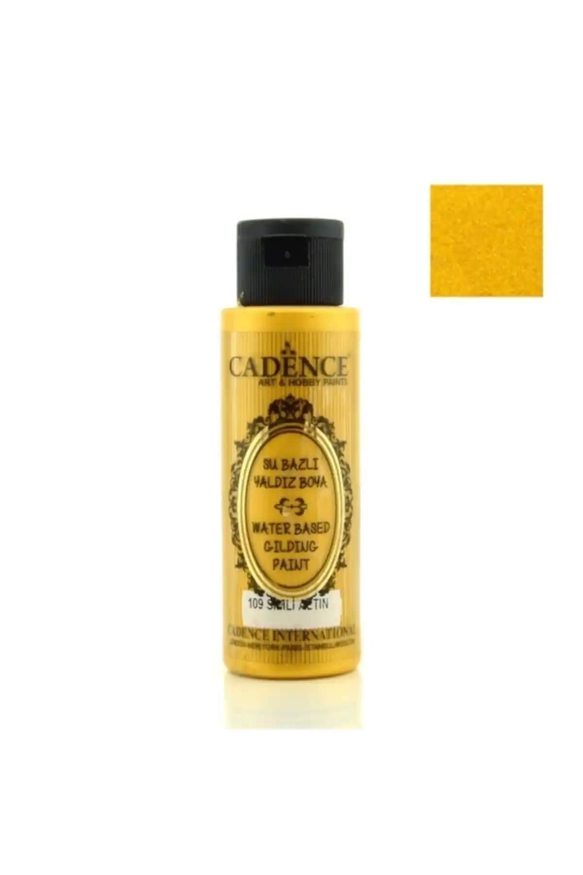 Cadence 109 Simli Altın-Yalız Boya ile Dekoratif ve Parlak Yüzeyler Yaratın