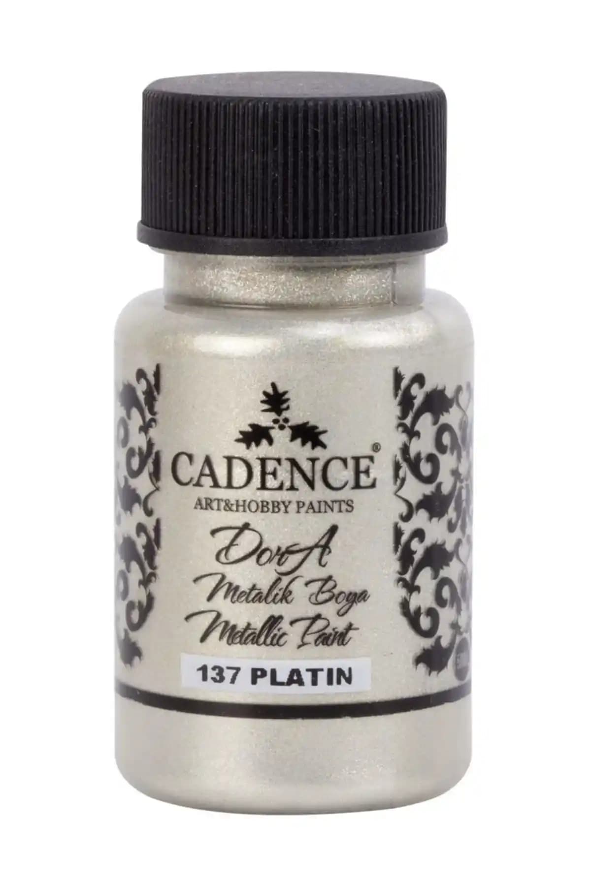 Cadence 137 Dora Metalik Boya 50ml Parlak ve Dekoratif İç ve Dış Mekan Kullanımı
