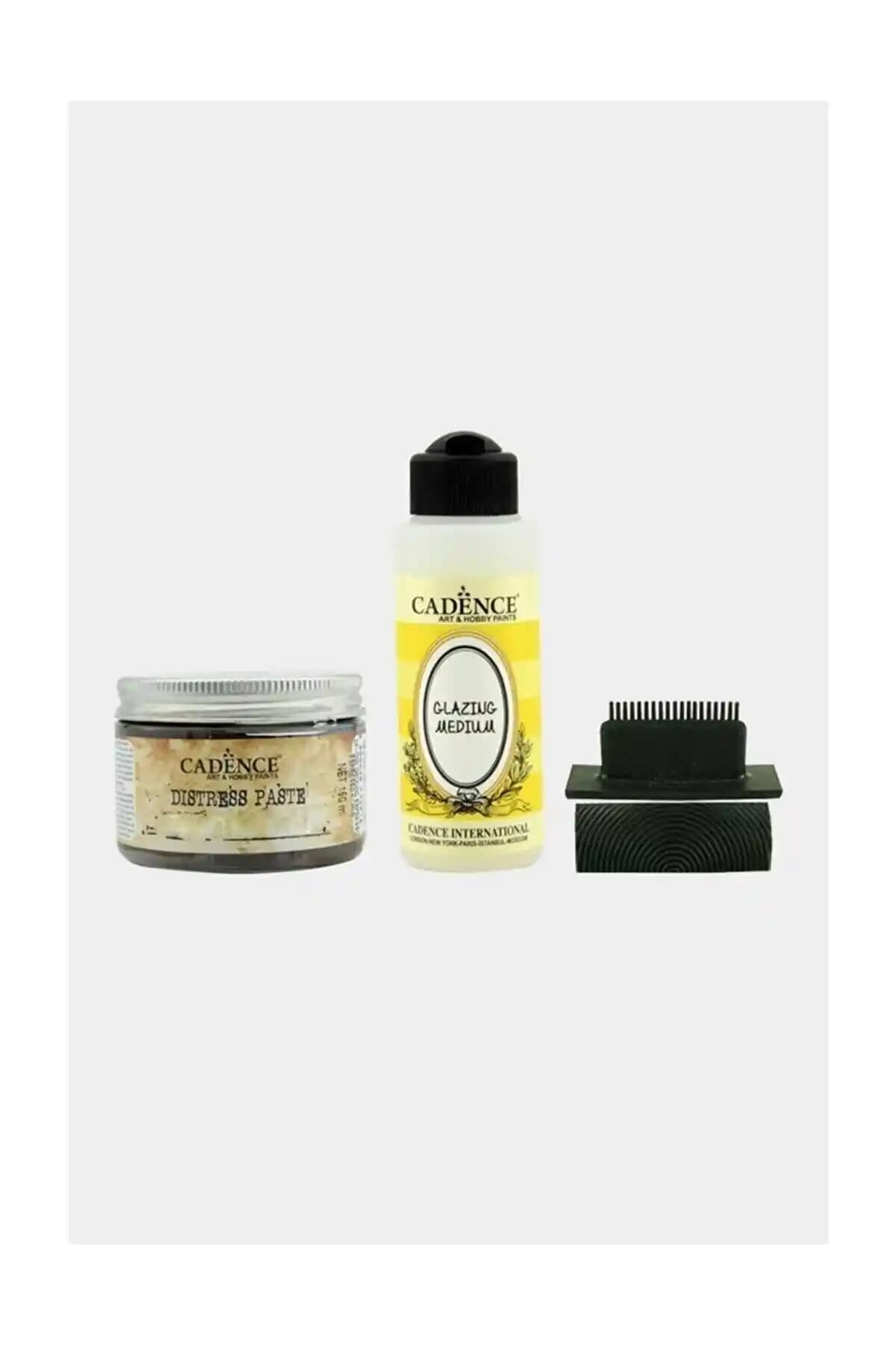 Cadence Eskitme Kremi 3'lü Ekonomik Set: Ahşap ve Dekorasyon Projeleri İçin Uygun