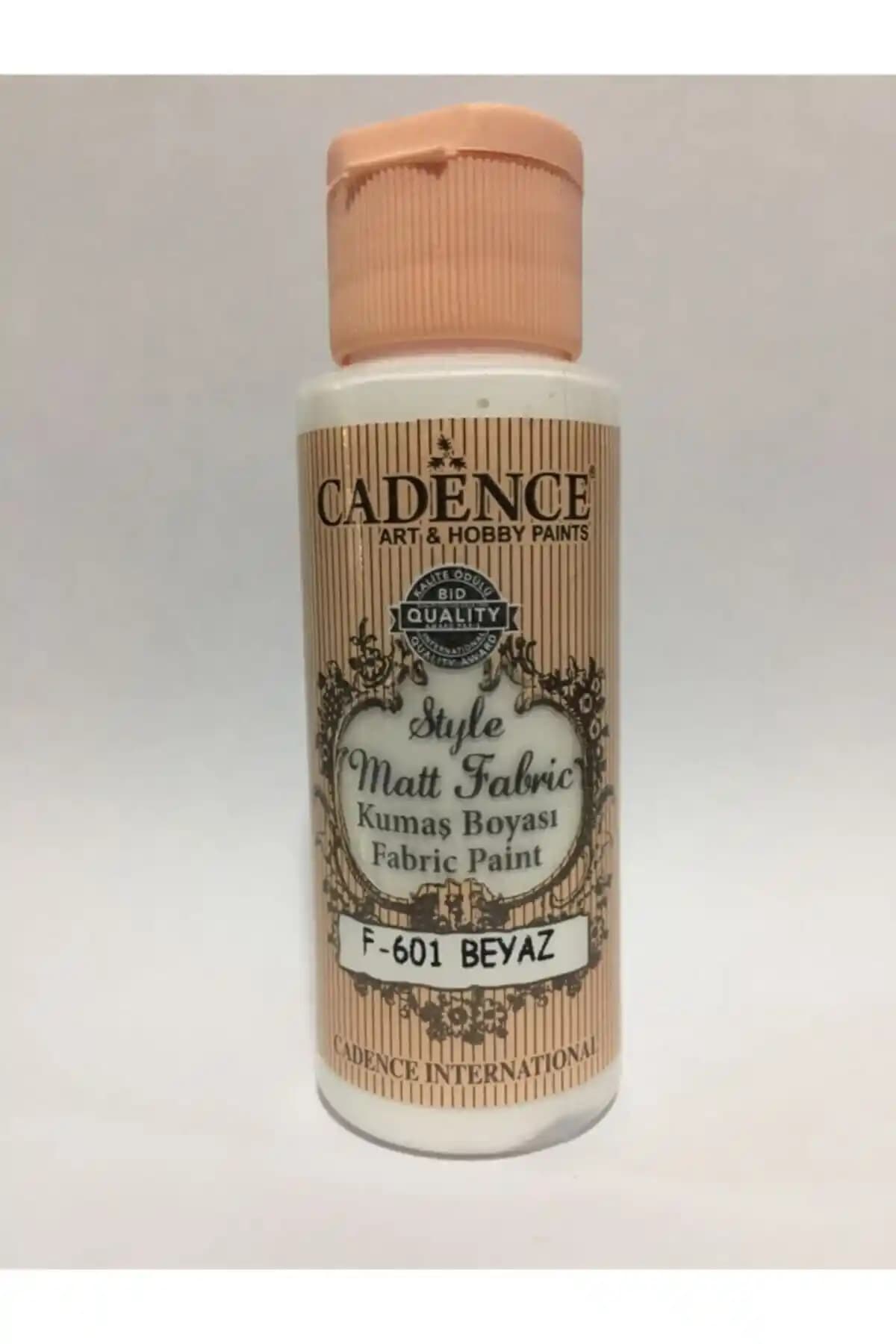 Cadence F-601 Style Mat Kumaş Boyası: Yüksek Kapatıcılık ve Kolay Uygulama Özellikleri