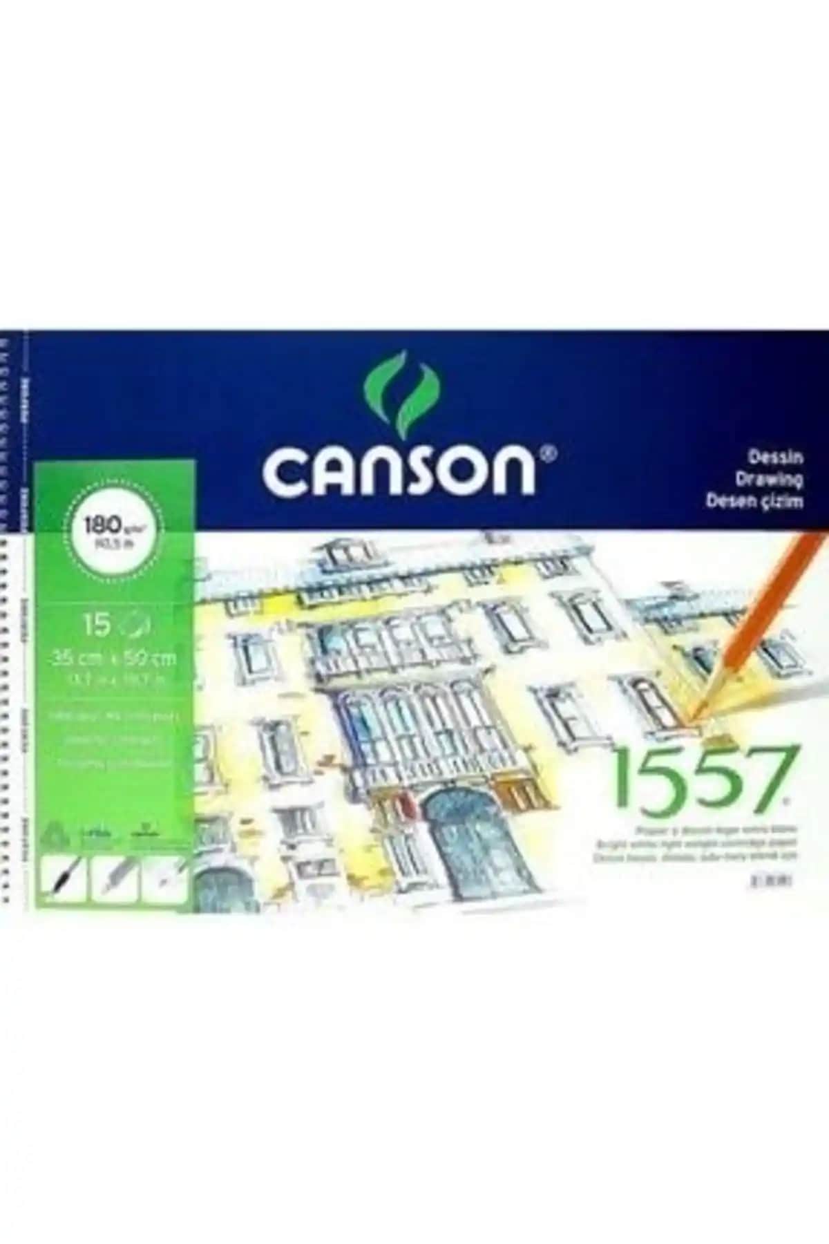 Canson 1557 A3 Eskiz Defteri 40 Sayfa 120g Çizim ve Resim İçin Yüksek Kalite