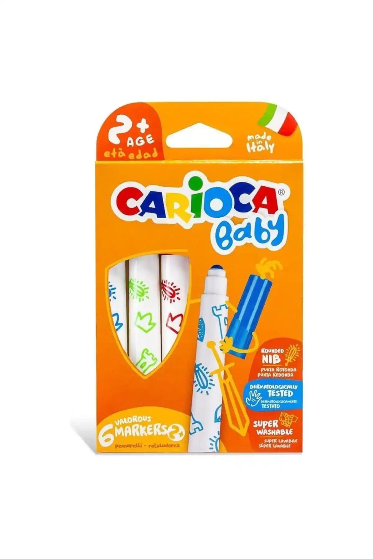 Carioca Jumbo Keçeli Boya Kalemi Çocuklar İçin Güvenli ve Renkli Boyama Deneyimi