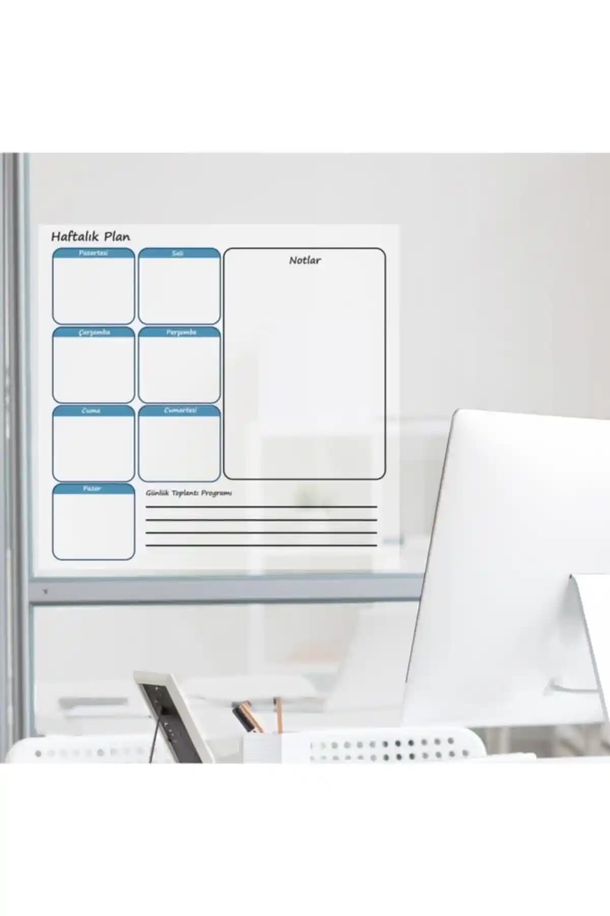 Cengo Haftalık Planlayıcı Takvim Çizelgesi: Şık ve Kullanışlı Ofis ve Ev Planlama Aracı