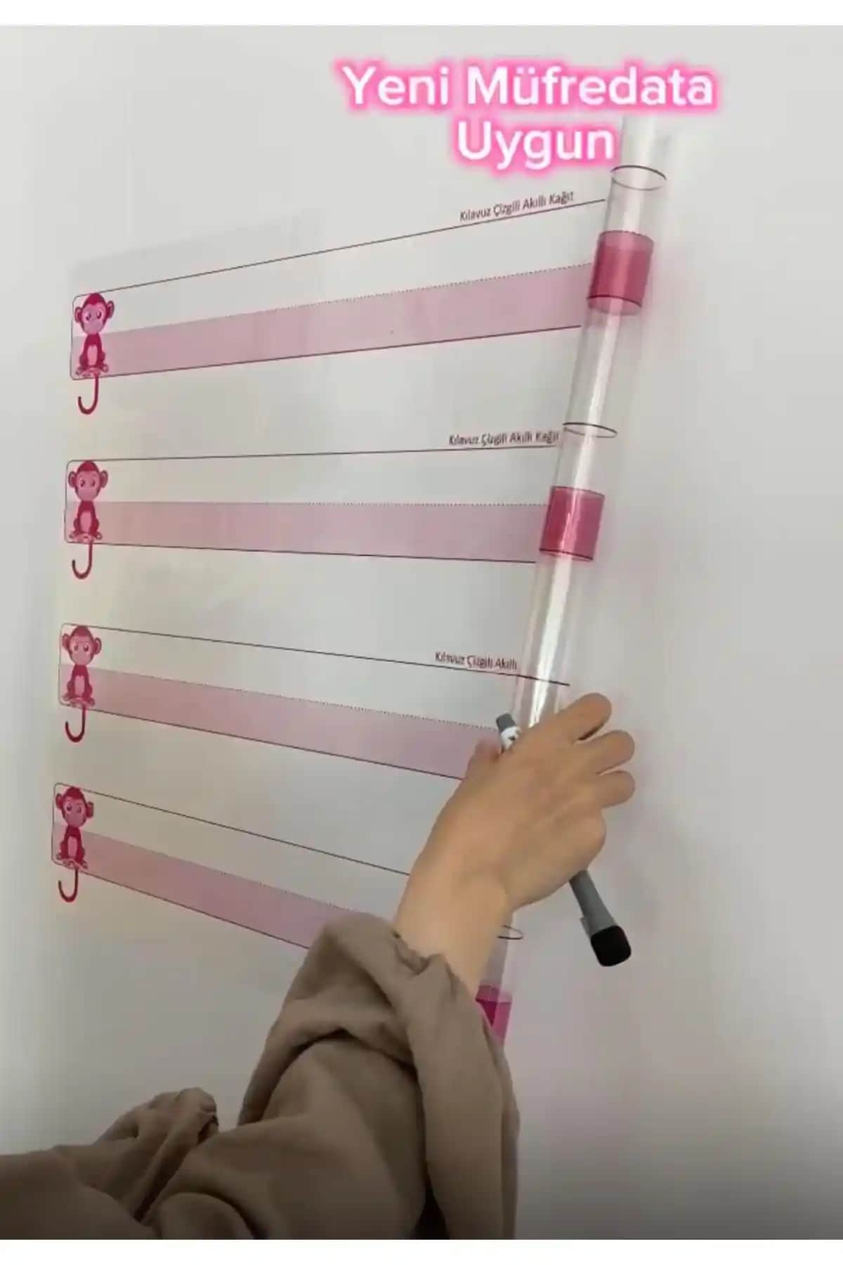 Cengo Yeni Müfredat Klavuz Çizgili: Pratik ve Yenilikçi Eğitim Yazma Tahtası