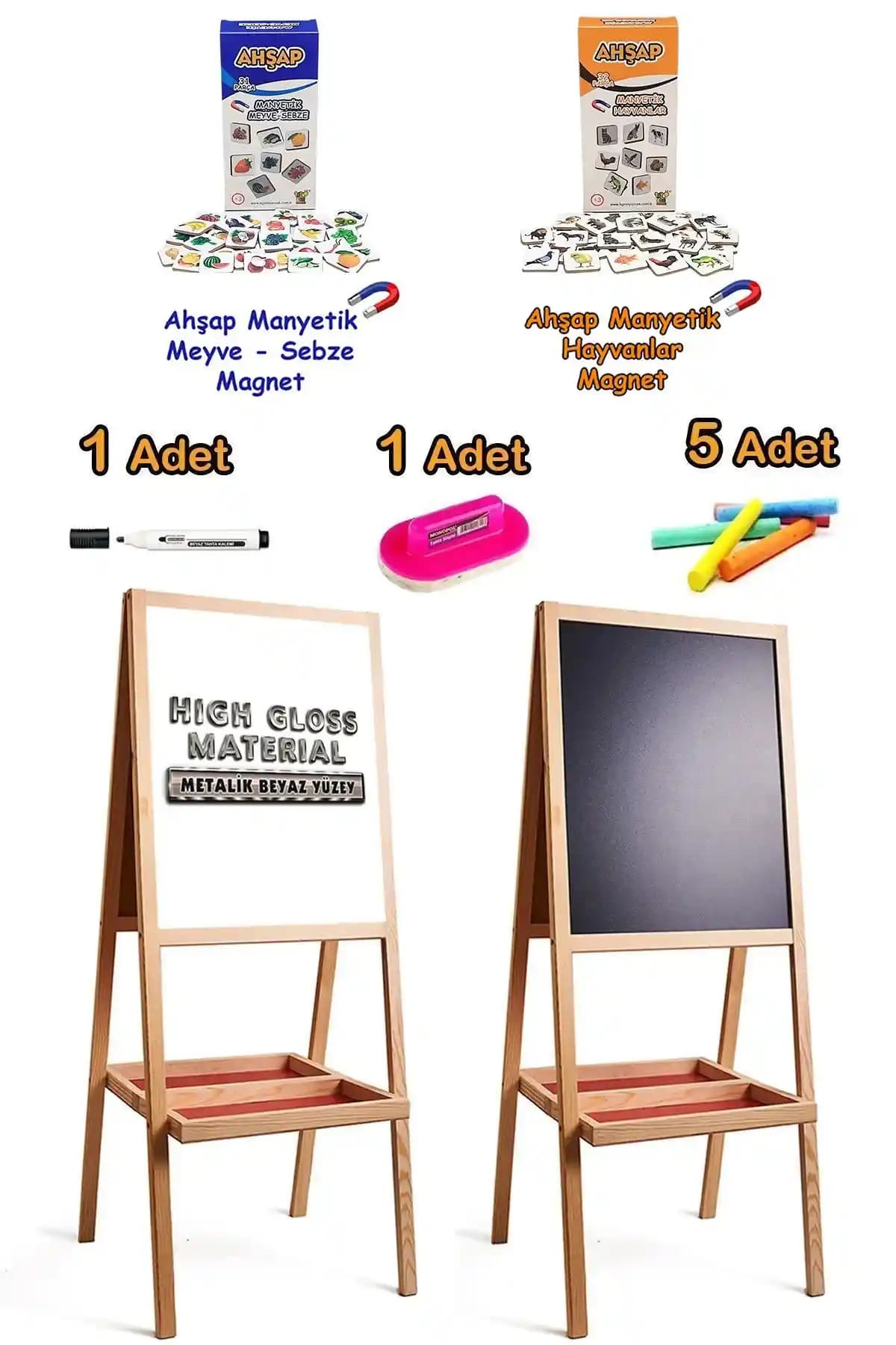 Çocuklar İçin Dayanıklı ve Eğitici Magnetli Yazı Tahtası Ürün Tanıtımı ve Özellikleri