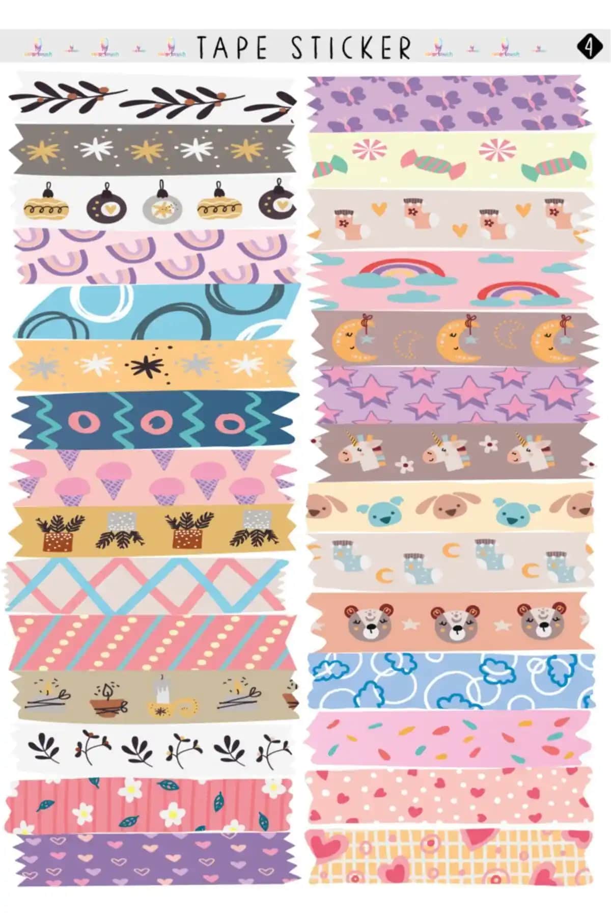 Colortouch Tape Sticker: Yaratıcı Dekorasyon ve Süsleme İçin Çok Yönlü Çözüm