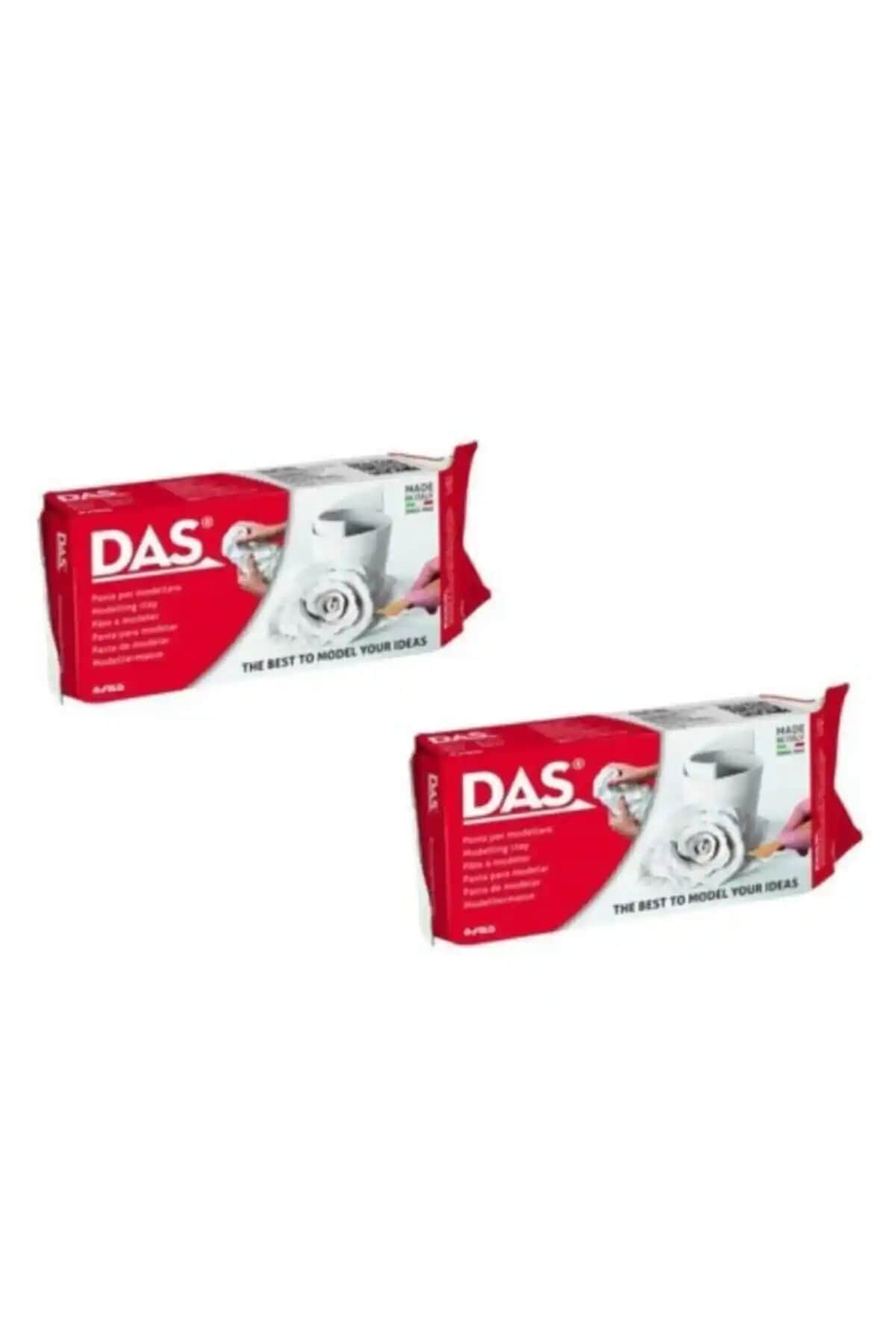 Das Seramik Hamuru Beyaz 1/2 Kg 2'li Paket Yaratıcı ve Dayanıklı Seramik Malzemesi