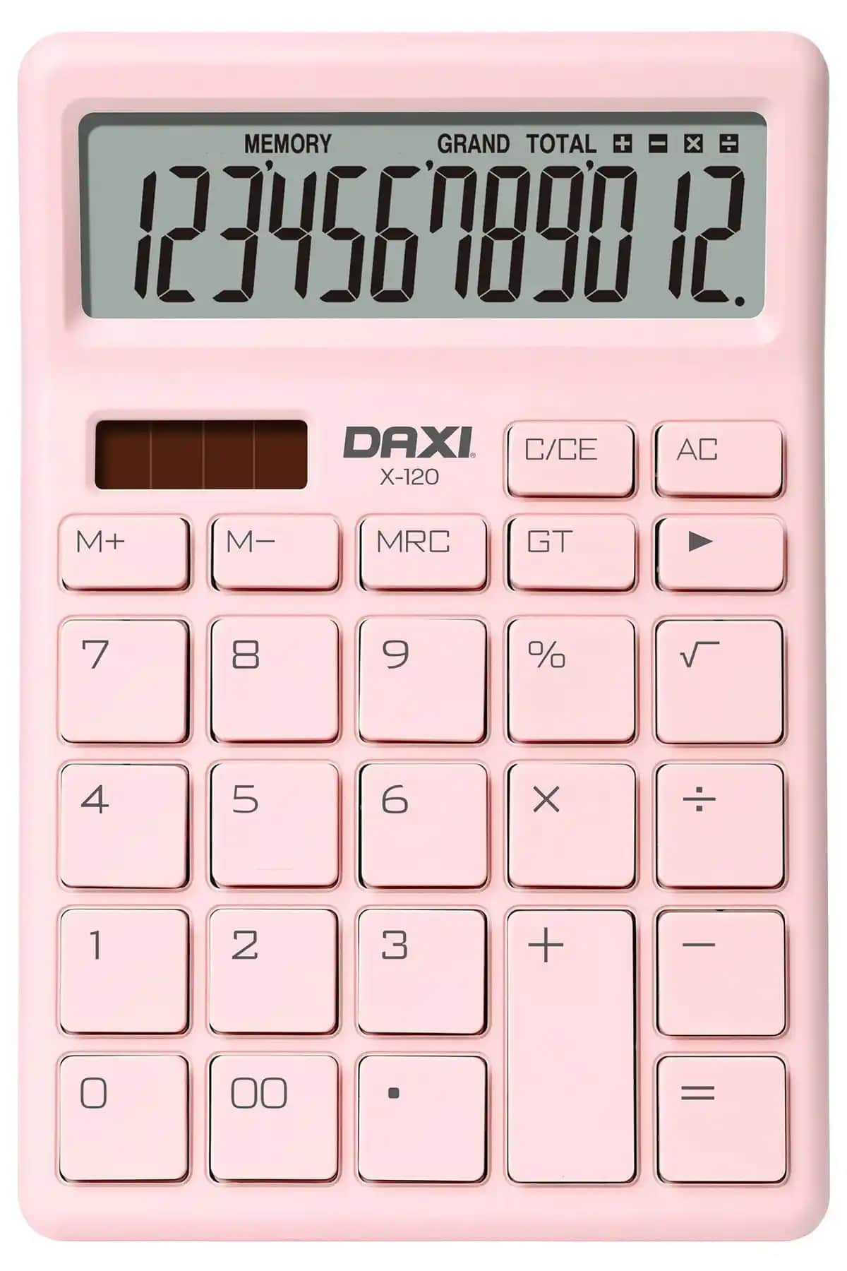 Daxi X-120 Pastel Pembe Hesap Makinesi: Modern Tasarım ve Gelişmiş Özellikler