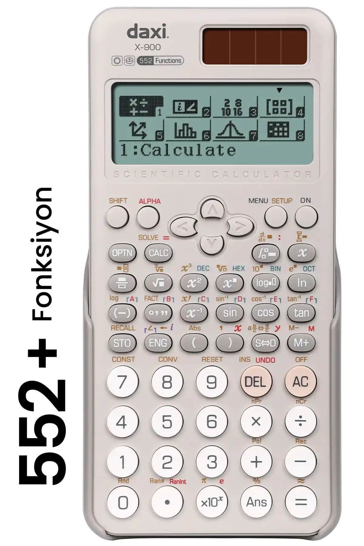 Daxi X-900 552 Bilimsel Hesap Makinesi: Güvenilirlik ve Gelişmiş Fonksiyonlar