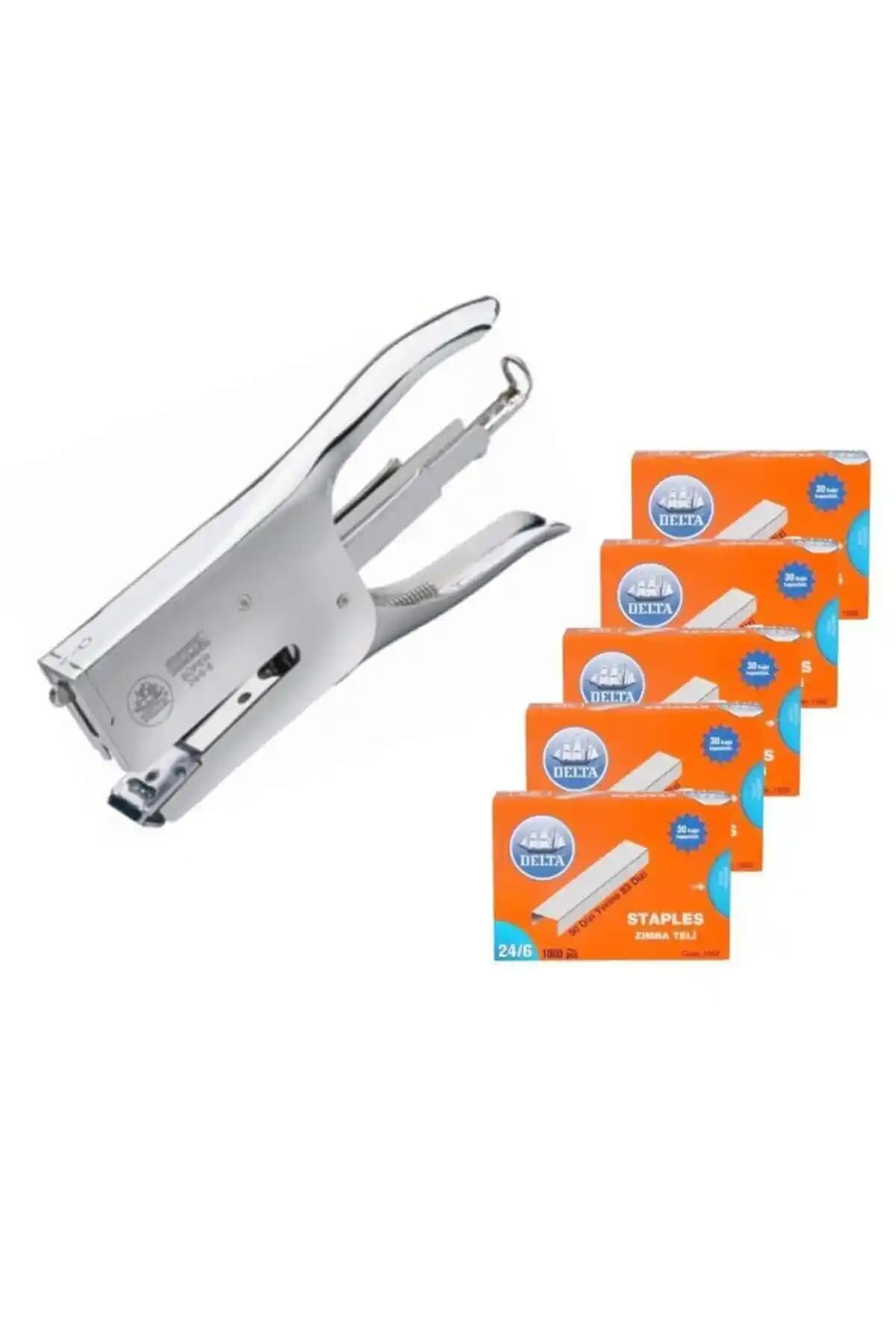 Delta 105 Çelik Pens Zımba Makinesi: Dayanıklı ve Pratik Ofis Zımba Çözümü