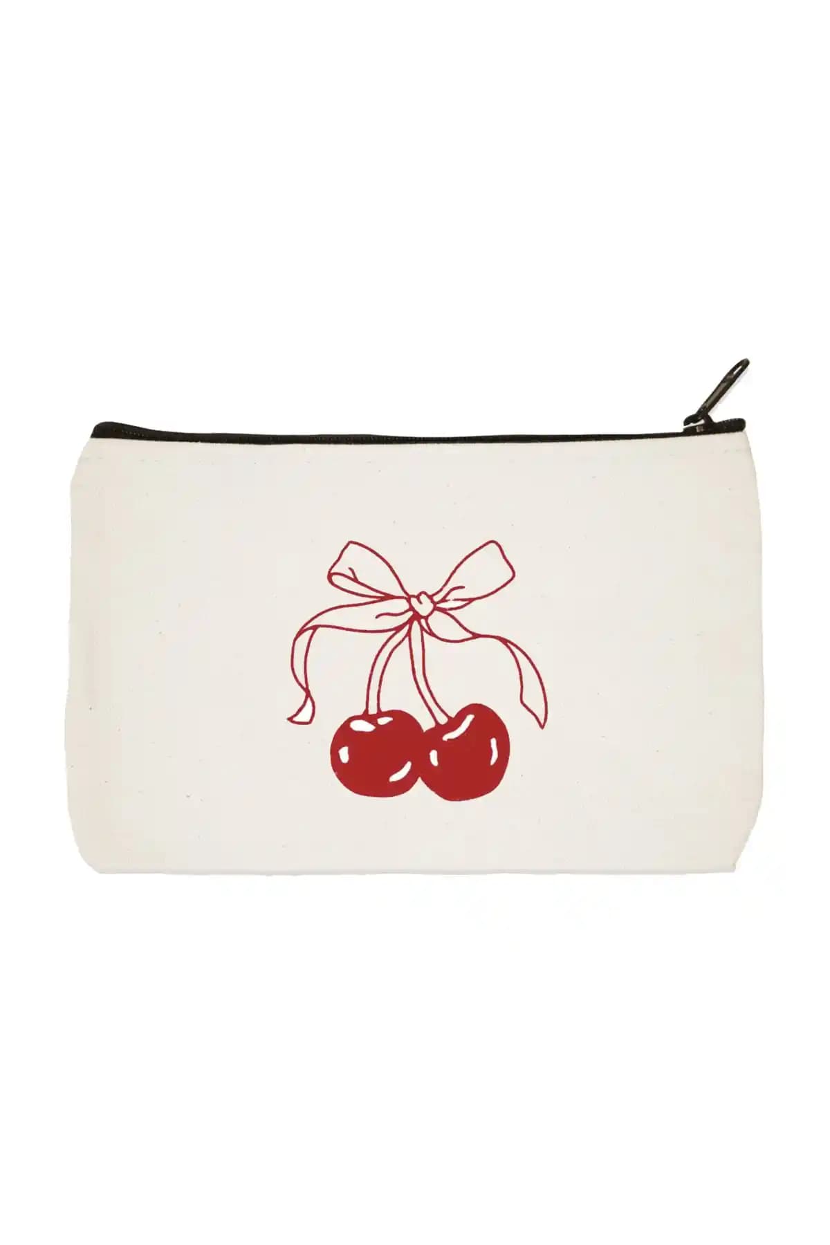 Designedfy Kiraz Baskılı Kalemlik: Şık ve Dayanıklı Çanta İçi Ofis ve Okul Aksesuarı