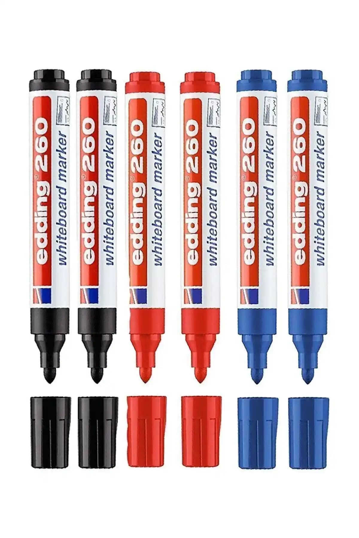 Edding 260 Tahta Kalemi 6'lı Set: Çok Amaçlı ve Yüksek Kaliteli Çizim Çözümü
