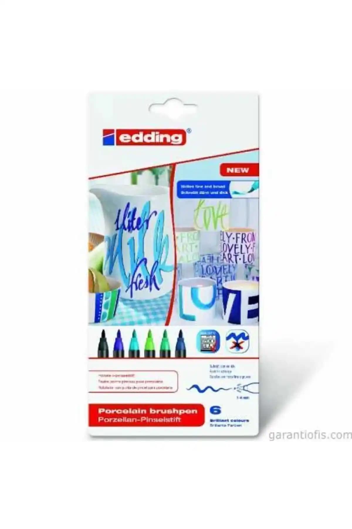 Edding Porselen Kalemi Karışık Ed4200eısp: Canlı Renkler ve Güvenli Kullanım Özellikleri