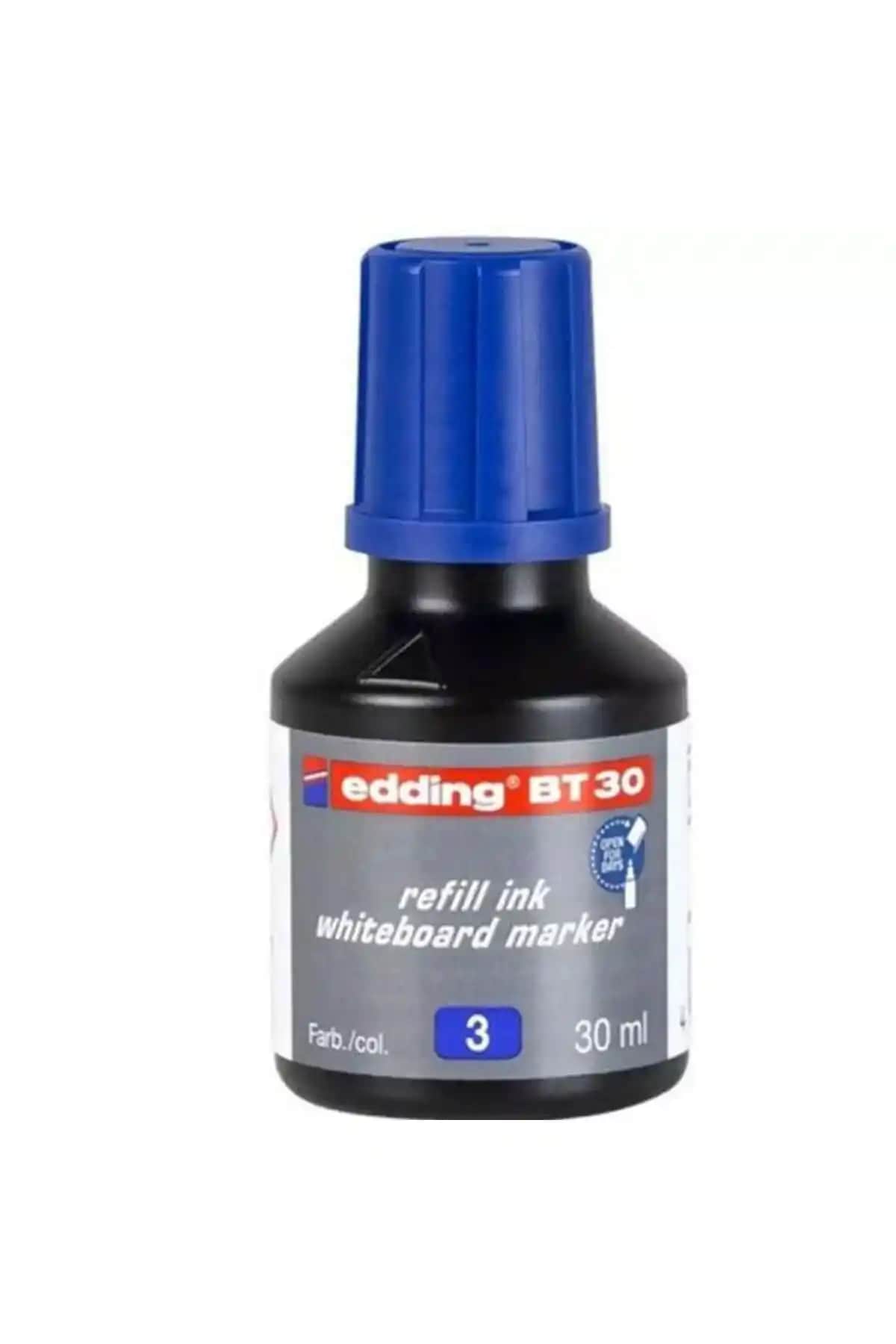 Edding Tahta Kalemi Mürekkebi 30ml Mavi - Yüksek Kalite ve Güvenilirlik