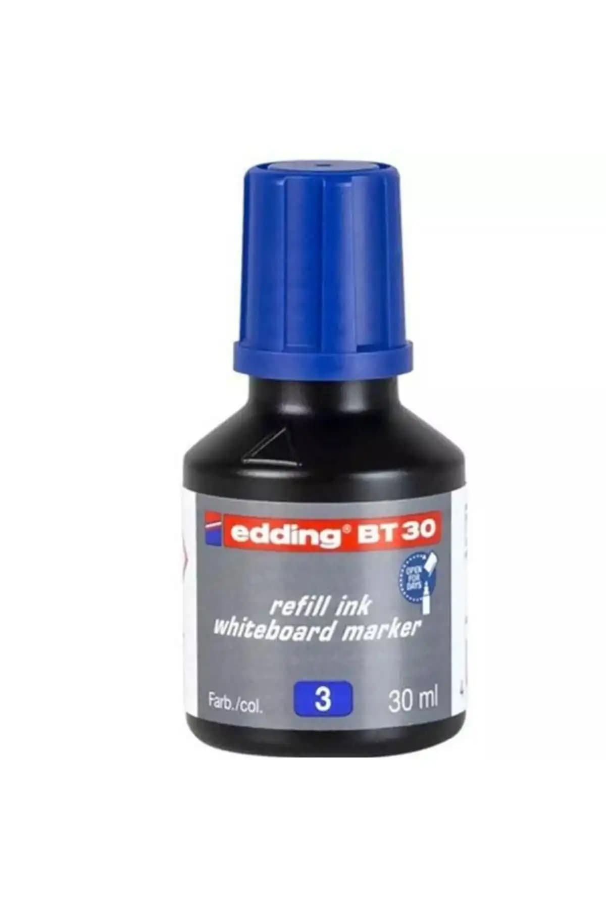 Edding Tahta Kalemi Mürekkebi 30ml Mavi - Yüksek Kalite ve Güvenilirlik