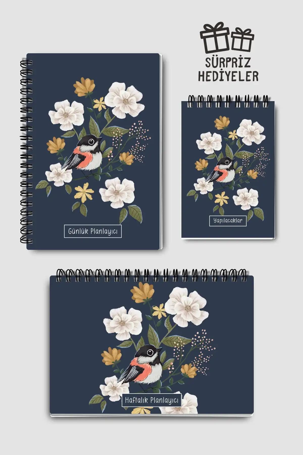 Eldesen Tasarım 3'lü Planlama Seti: Günlük ve Haftalık Organizasyon İçin Şık ve Dayanıklı